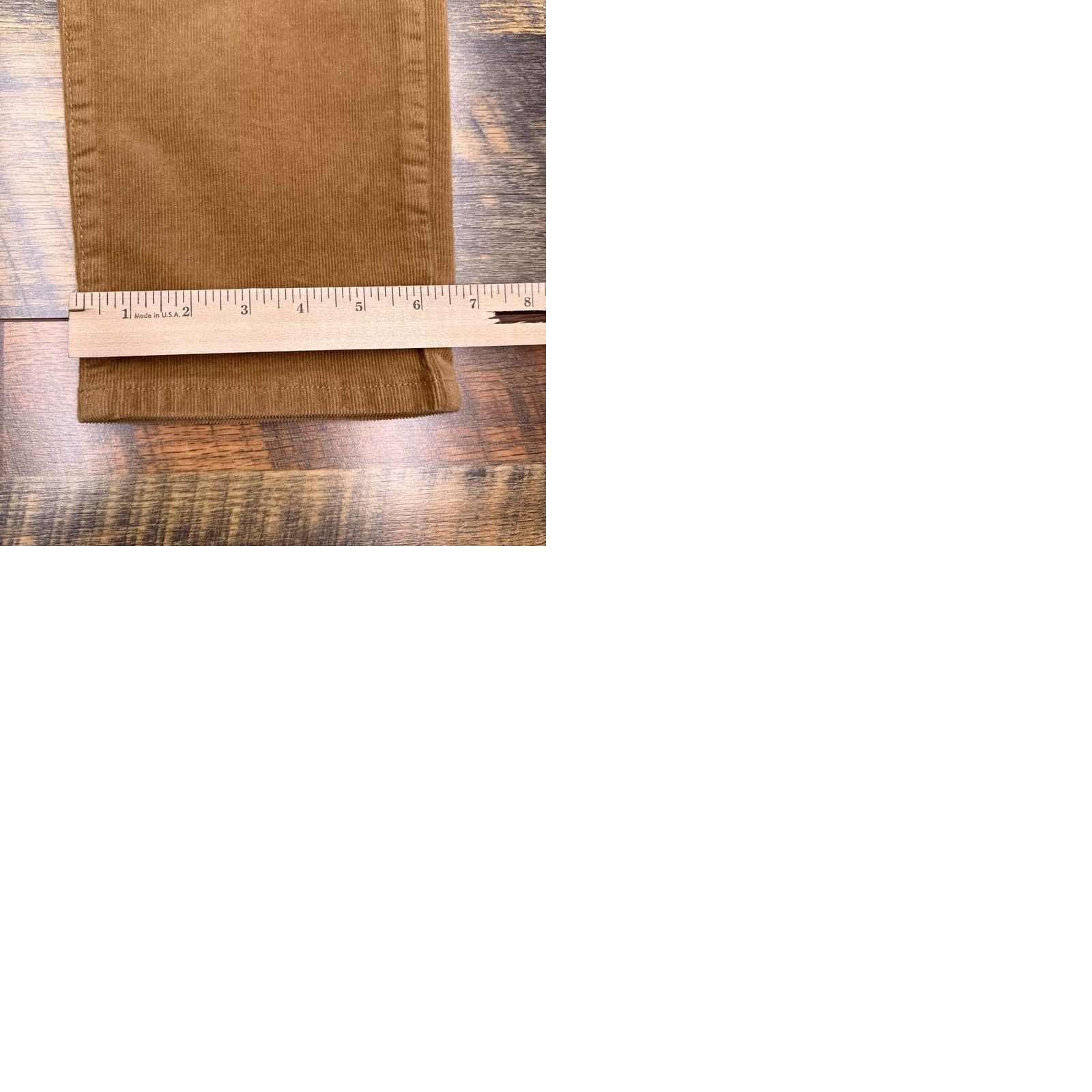 Banana Republic Banana Republic High Rise Slim Corduroy Pants Womens 30 Tan Slimming Cotton Elastane 25.5in Inseam Tapered City Travel Casual - Logo Front Flat Front Size 30" / US 8 / IT 44 - 9 Thumbnail