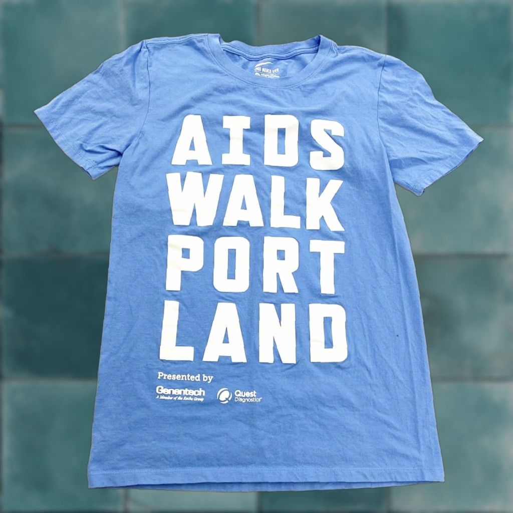 Nike Nike Shirt XS Mens Blue Aids Walk Portland 2016 Size US XS / EU 42 / 0 - 1 Thumbnail