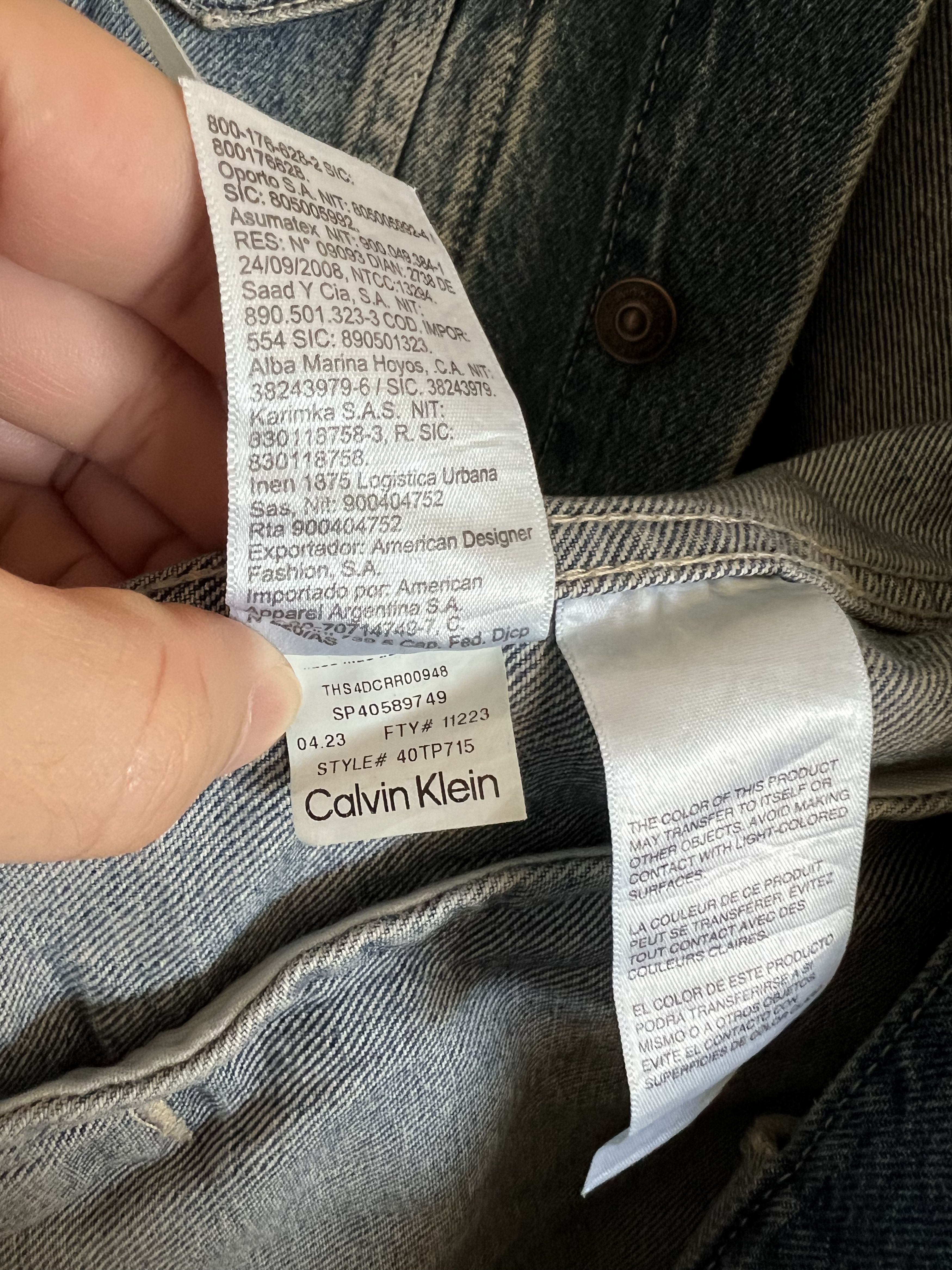 Calvin Klein Calvin Klein Denim Jacket Size US M / EU 48-50 / 2 - 6 Thumbnail