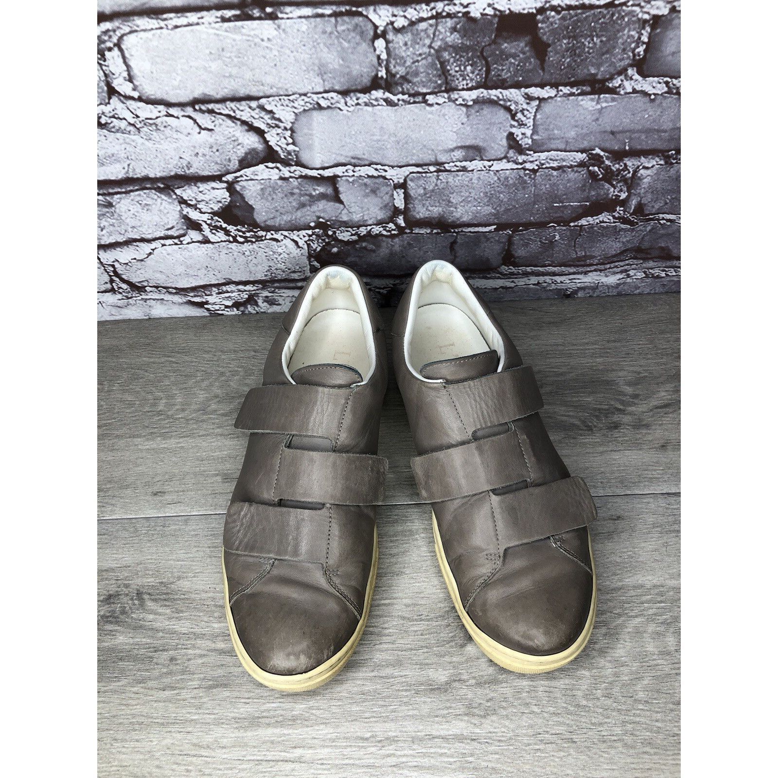Other L'idea by Lori Gray Leather Comfort Strap Sneakers Shoes Wom Size US 10.5 / IT 40.5 - 3 Thumbnail
