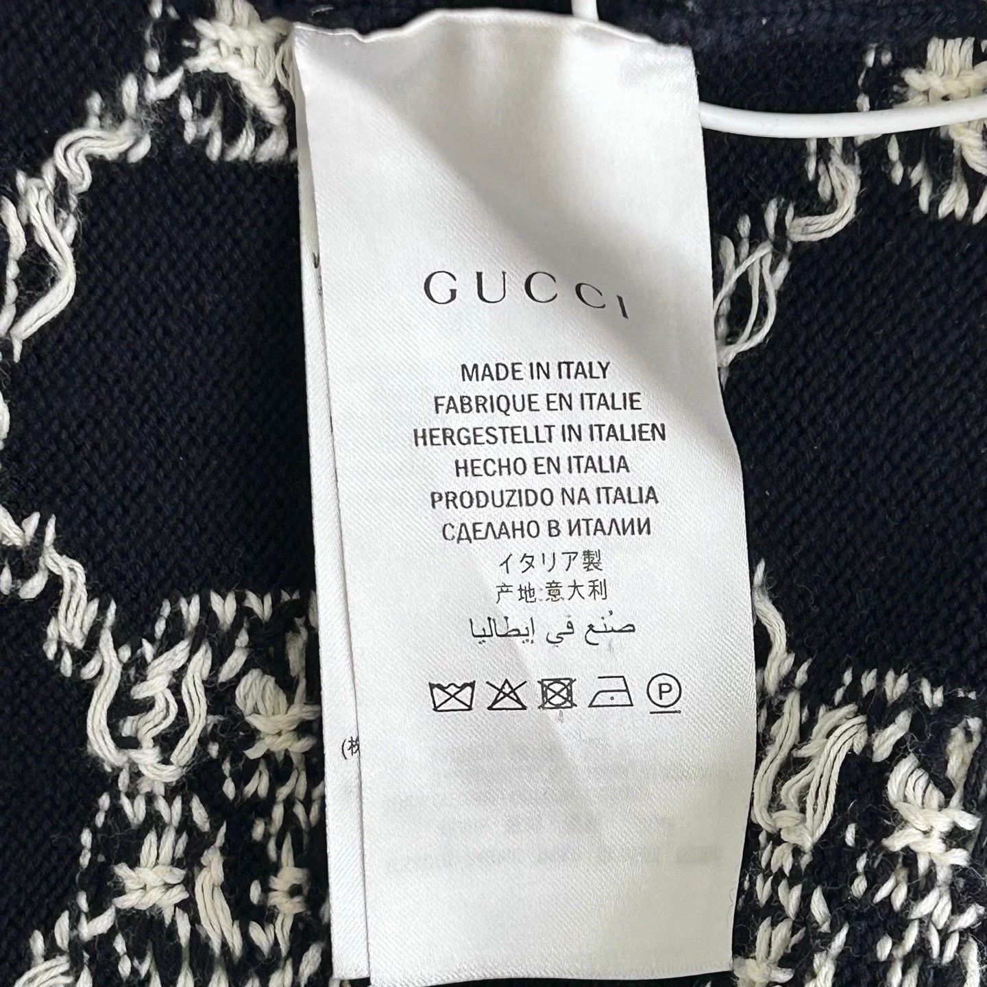 Gucci Gucci GG jacquard stripe sweater black and red S Size US S / EU 44-46 / 1 - 4 Thumbnail