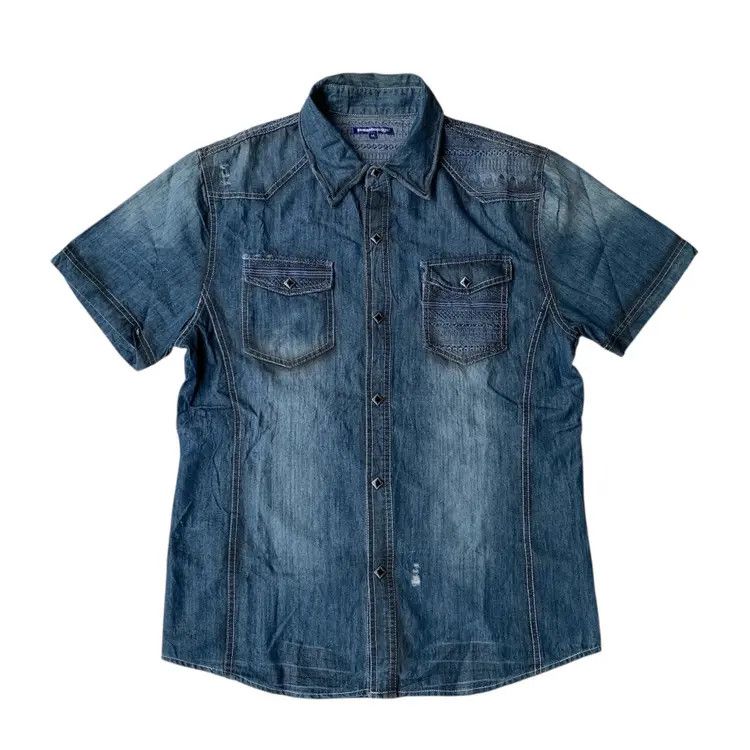 semanticdesign Semantic Skull Detailed Western Shirt Size US L / EU 52-54 / 3 - 1 Thumbnail