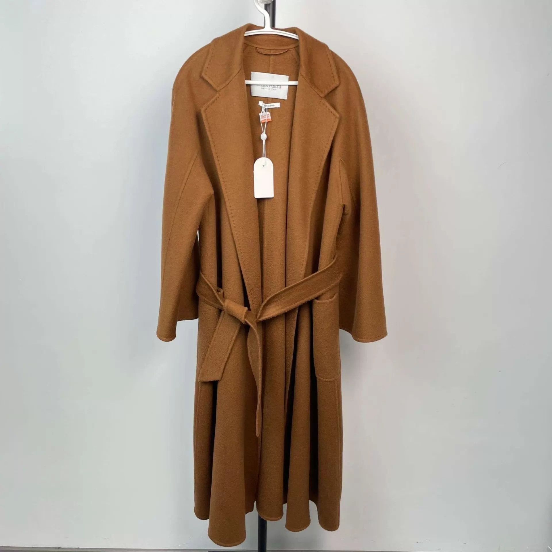Max Mara MaxMara Labbro Caramel Cashmere Long Coat 98 New Size M / US 6-8 / IT 42-44 - 1 Thumbnail