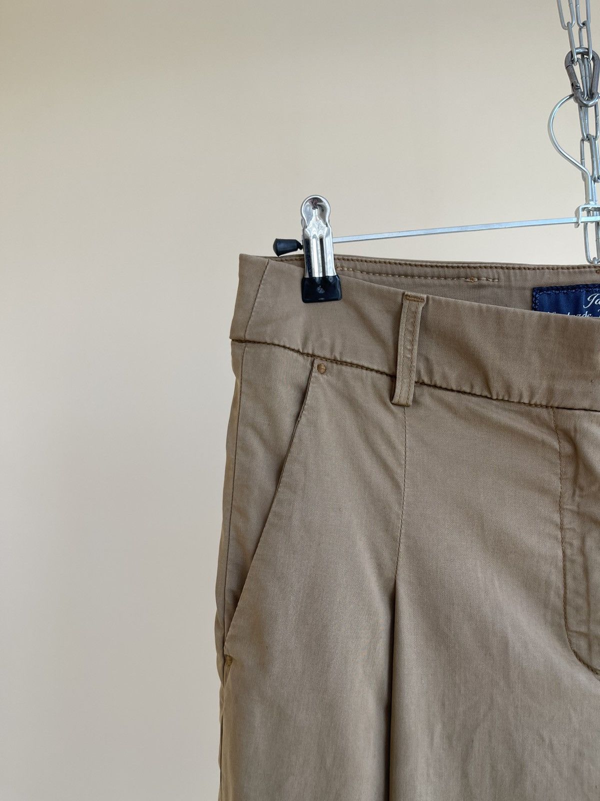 Jacob Cohen Jacob Cohen Lidia High Rise Straight Fit Pleated Capri Pants Size 28" / US 6 / IT 42 - 4 Thumbnail