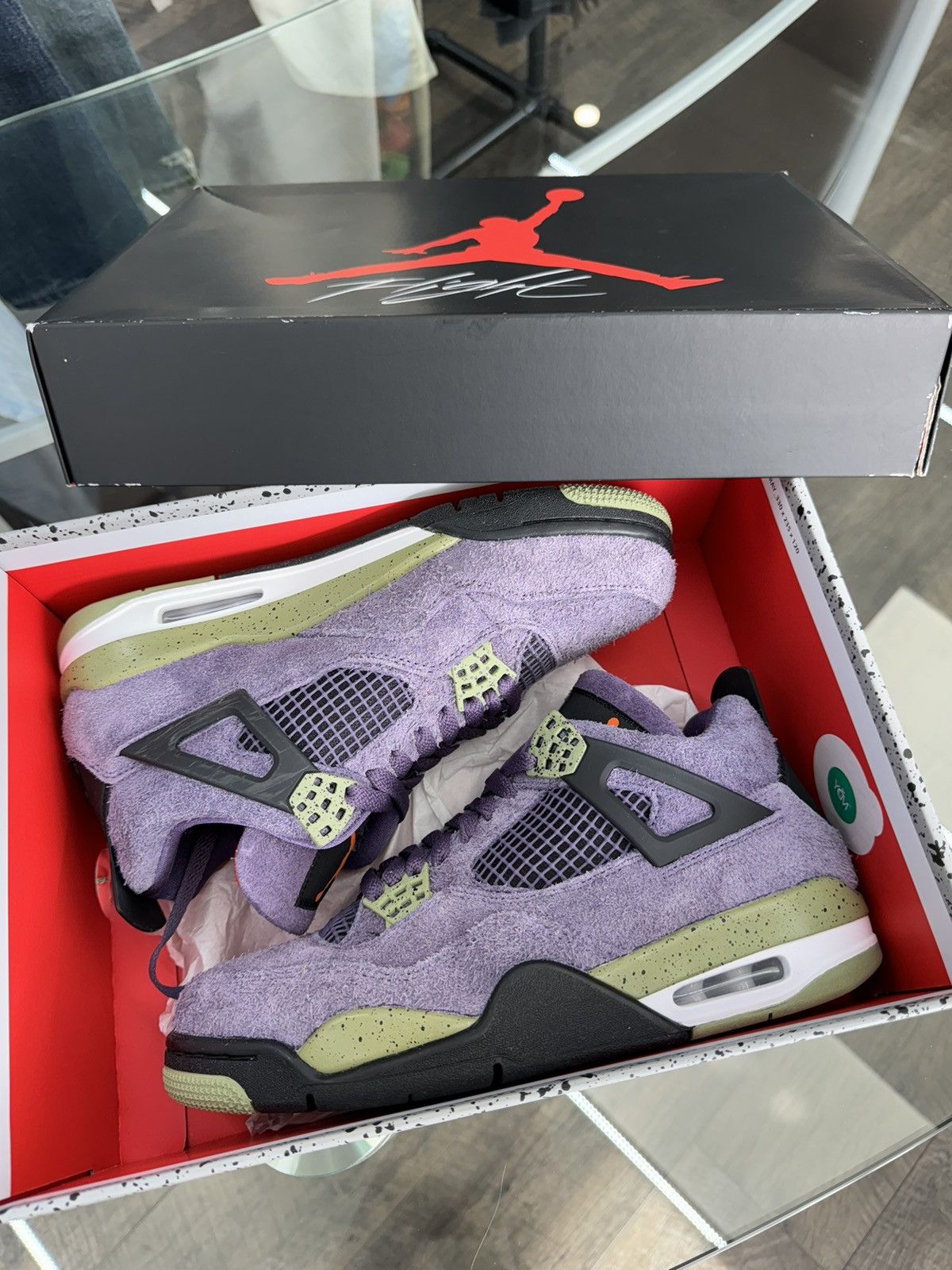 Pre-owned Jordan Nike Aj 5's Retro ‘canyon Purple' (10) Shoes
