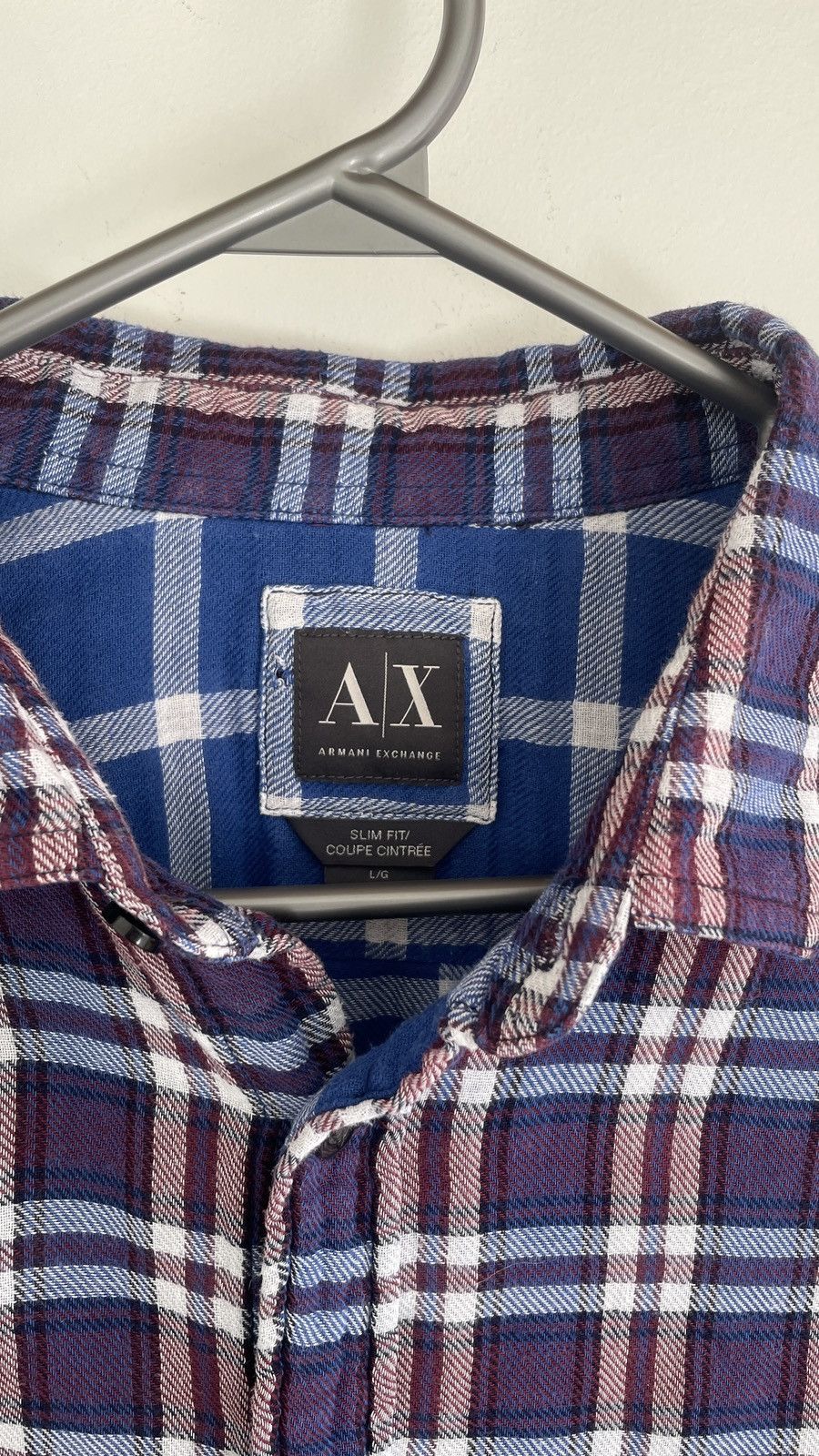 Armani Exchange ARMANI BLEU SHIRT Size US L / EU 52-54 / 3 - 2 Thumbnail