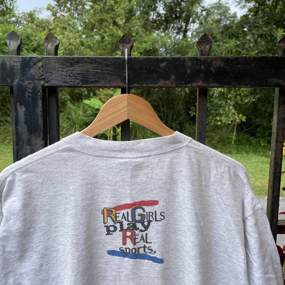Vintage 🔥Vintage 1998 Real Girl Play Sports Promo Tee Size US XL / EU 56 / 4 - 3 Thumbnail