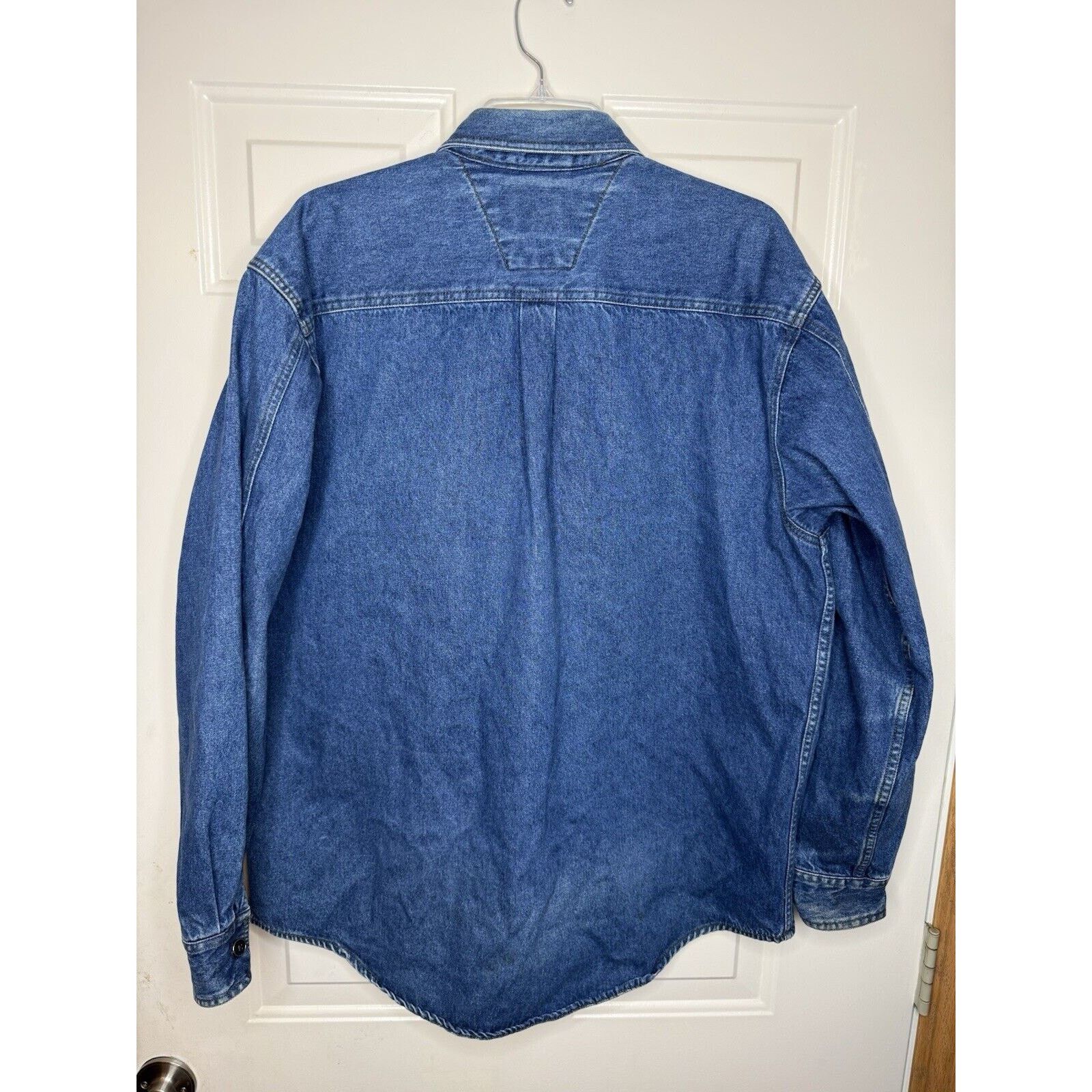 Harley Davidson Harley Davidson Shirt Men Large Blue Denim Eagle Embroidered Size US L / EU 52-54 / 3 - 8 Thumbnail