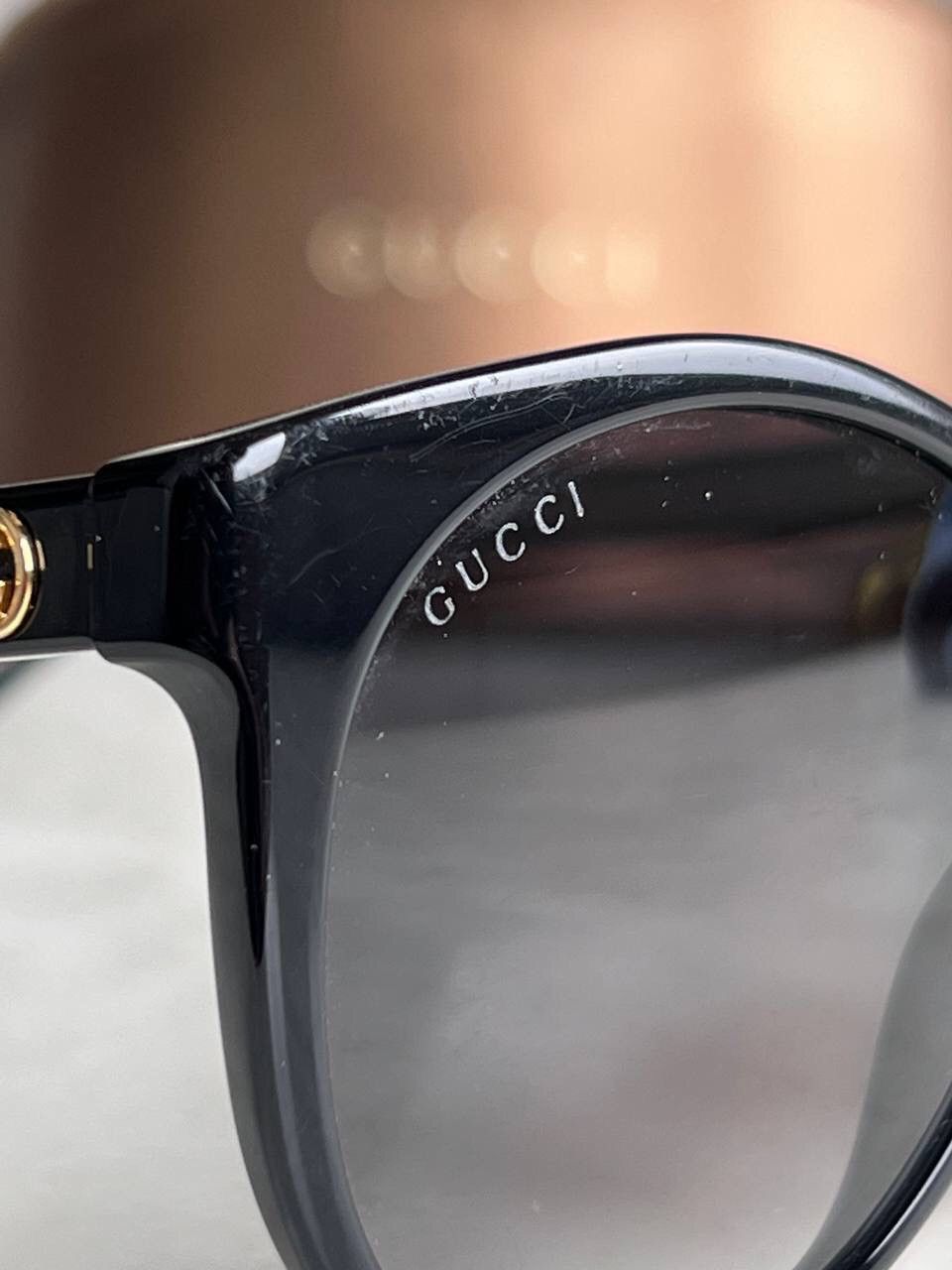 Vintage Gucci Sunglasses Vintage Eyewear's GG3820/S GG Logo Golden Size ONE SIZE - 5 Thumbnail