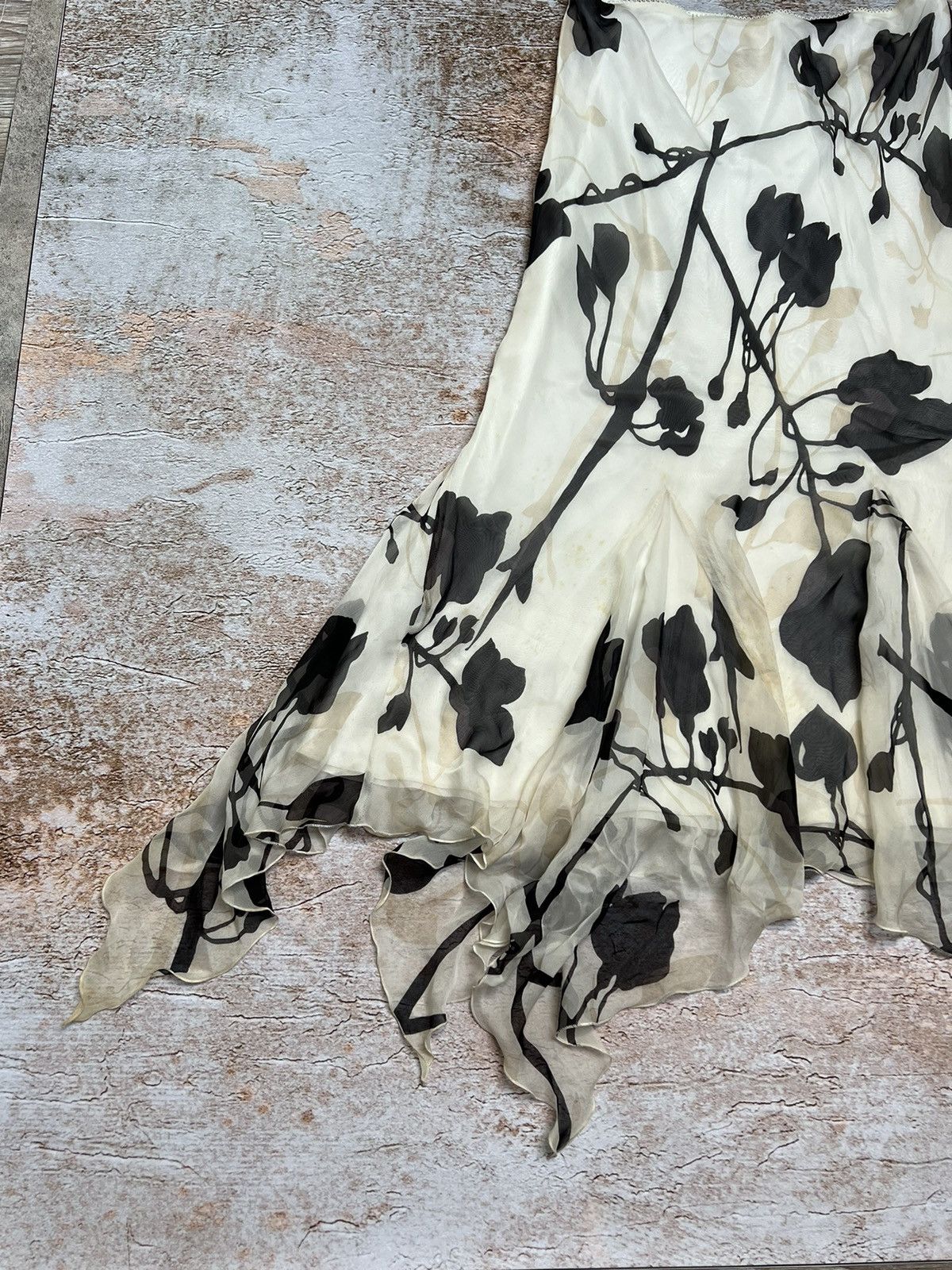 Vintage Vintage avant garde abstract flare skirt Size 28" / US 6 / IT 42 - 2 Thumbnail
