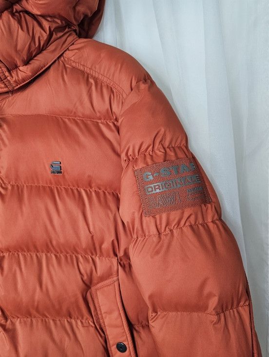 G-Star G-Star Raw G-Whistler Padded Hooded Puff Jacket Orange Size US XXL / EU 58 / 5 - 5 Thumbnail