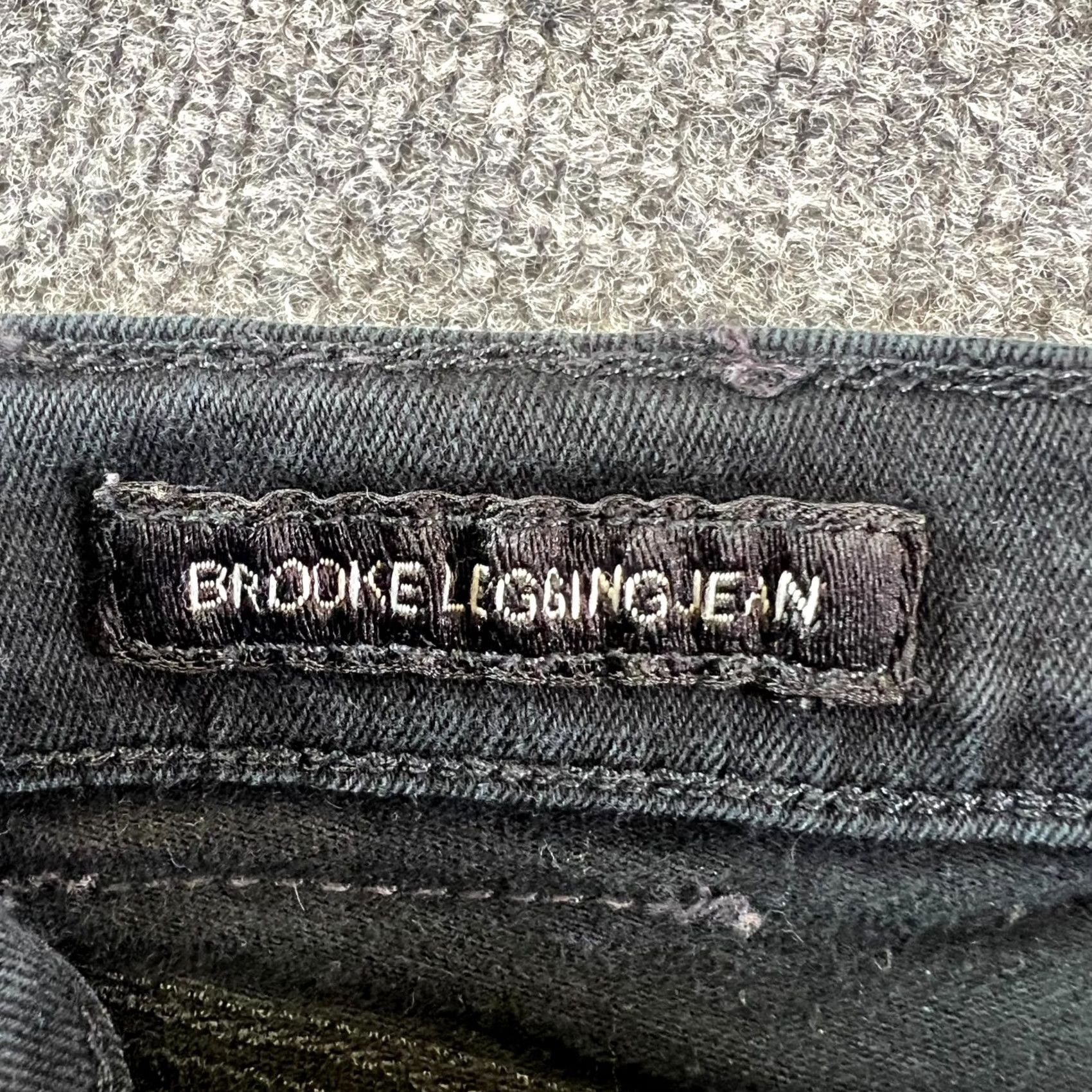 Lucky Brand Lucky Brand Brooke Legging Jeans Women's 26 Black Denim Dark Wash Skinny Leg Jeans Size 26" / US 2 / IT 38 - 7 Thumbnail