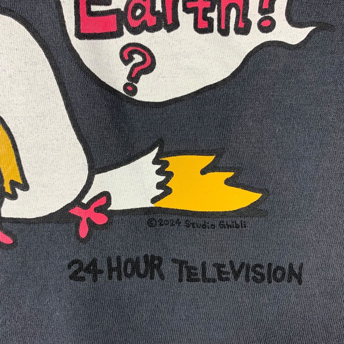 Anime × Japanese Brand 24 HOURS TELEVISION X STUDIO GHIBLI black tee Size US XL / EU 56 / 4 - 9 Thumbnail
