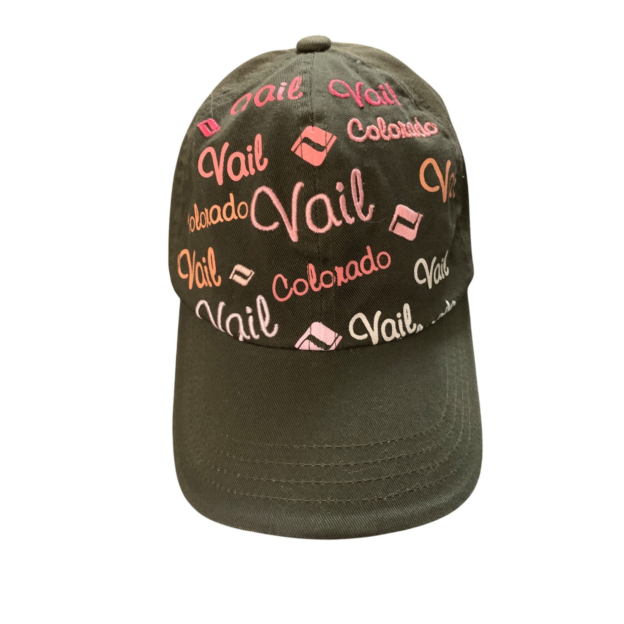 Other 27. Vail Colorado Imperial Olive Green Cotton Baseball Cap A Size ONE SIZE - 1 Thumbnail