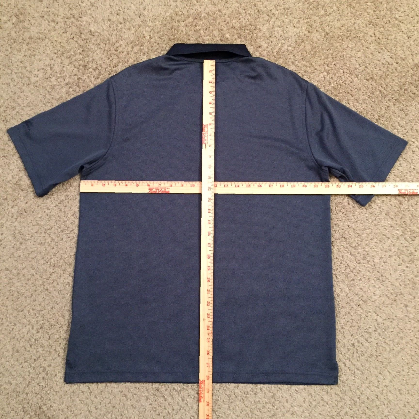Vintage Walter Hagen Polo Shirt Mens L Blue Short Sleeve Hydro Dri Polyester Collared Solid Polo Shirt Mens Size US L / EU 52-54 / 3 - 6 Thumbnail