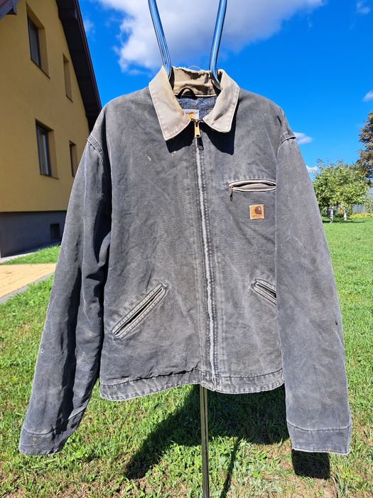 Vintage Carhartt detroit jacket J97 PTL Boxy Faded | Grailed