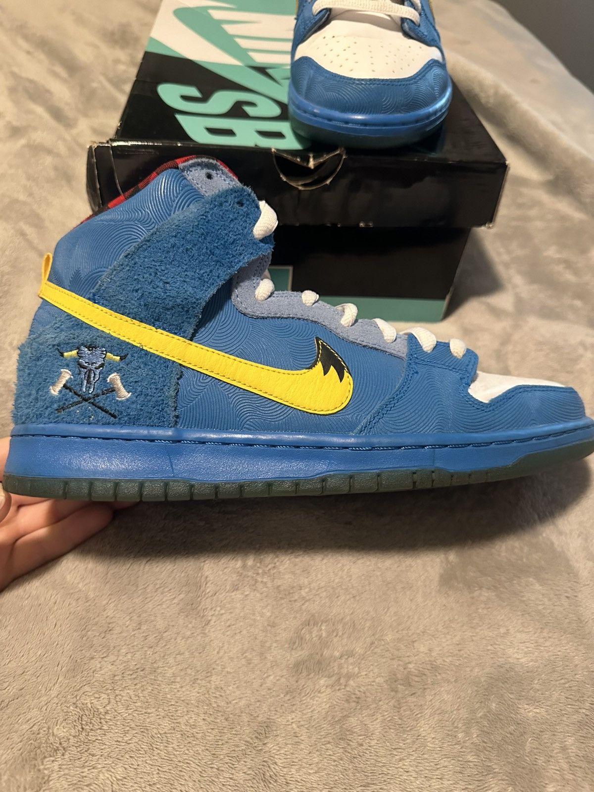 Nike SB Nike SB Dunk High Familia Blue Ox Size US 10 / EU 43 - 2 Thumbnail