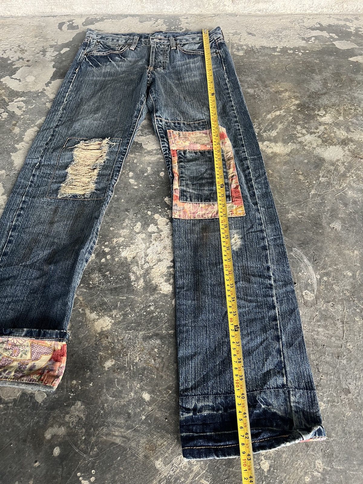 Hysteric Glamour Patchwork Kapital Inspired Denim Size US 31 - 14 Thumbnail