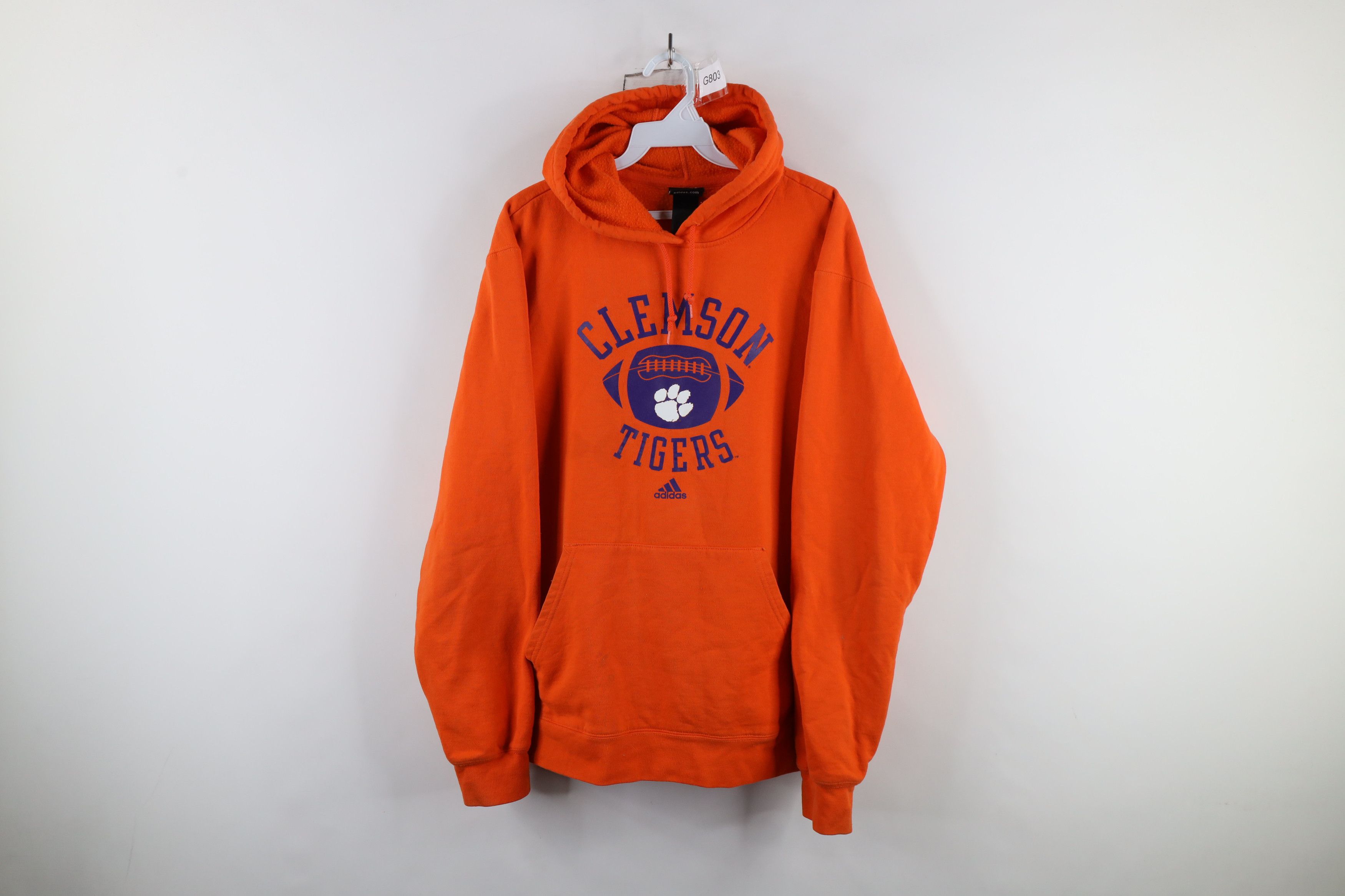 Pullover Hoodie Orange Clemson Hoodie Men's Pro Standard Orange