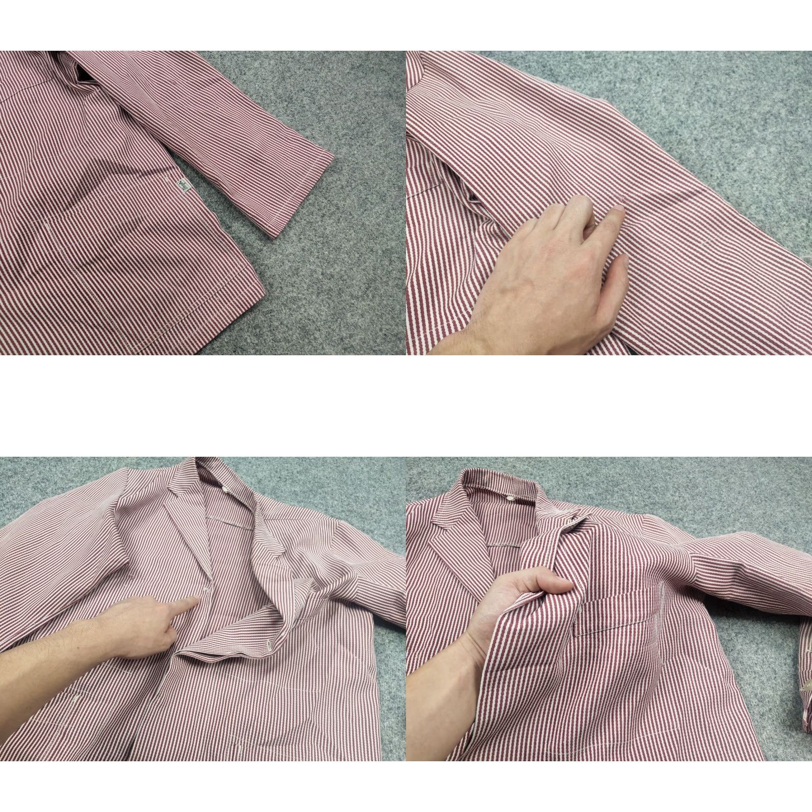 Vintage VINTAGE Febvay French Work Utility Jacket Shirt Size US L / EU 52-54 / 3 - 9 Thumbnail