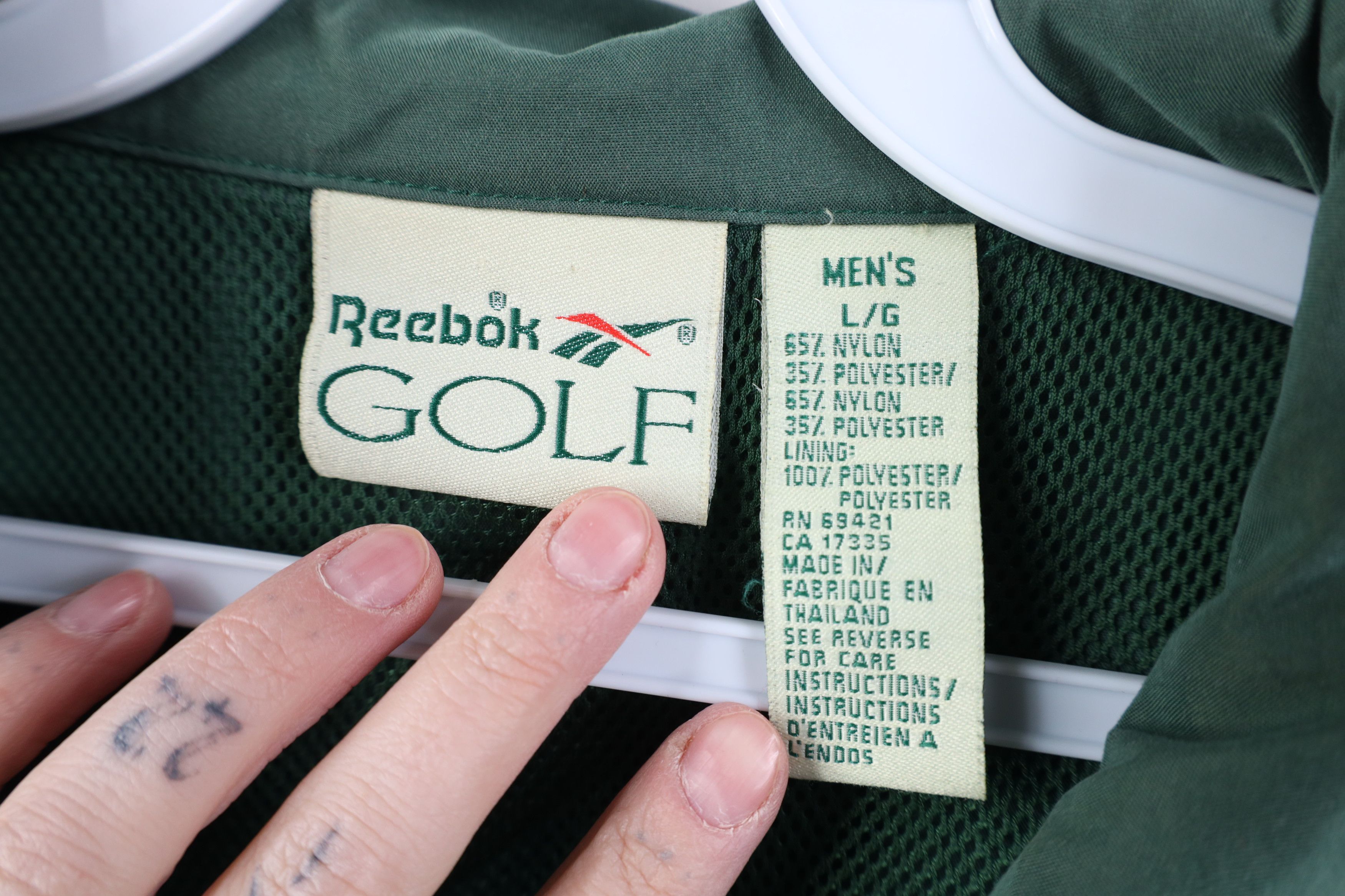 Reebok Vintage 90s Reebok Michigan State University Jacket Size US L / EU 52-54 / 3 - 9 Thumbnail