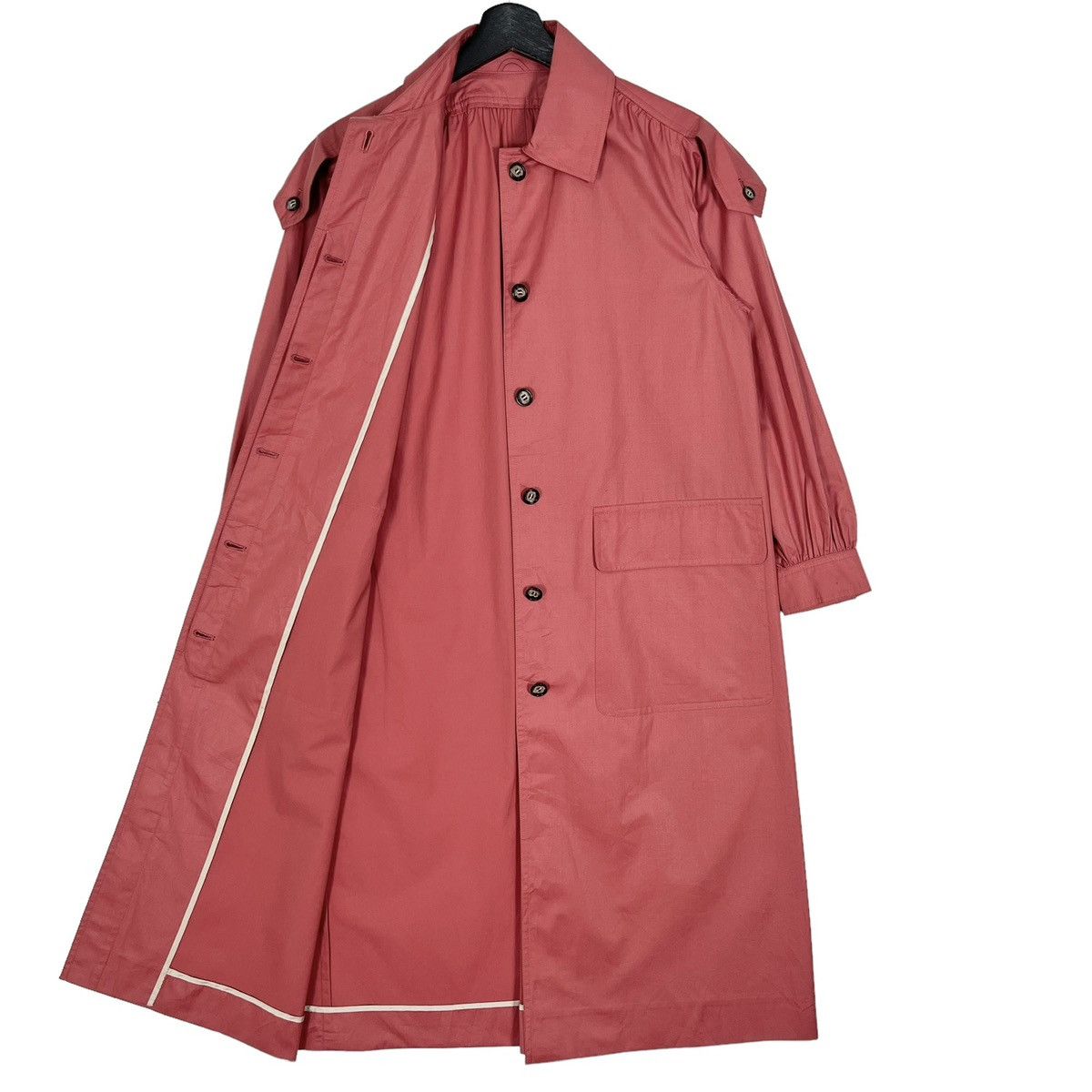 Vintage × Yves Saint Laurent Vintage 90’s YSL Yves Saint Laurent Women’s Trench Coat Size S / US 4 / IT 40 - 6 Thumbnail