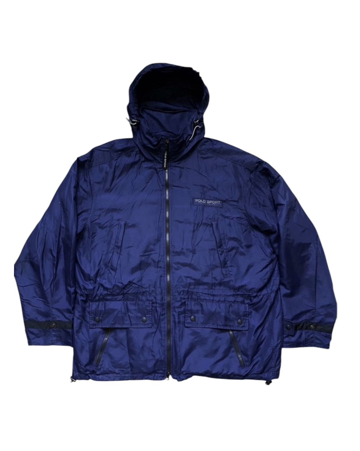 Polo Ralph Lauren Polo Sport Ralph Lauren Shimmer Navy Nylon Jacket Adjustable Size US L / EU 52-54 / 3 - 1 Thumbnail