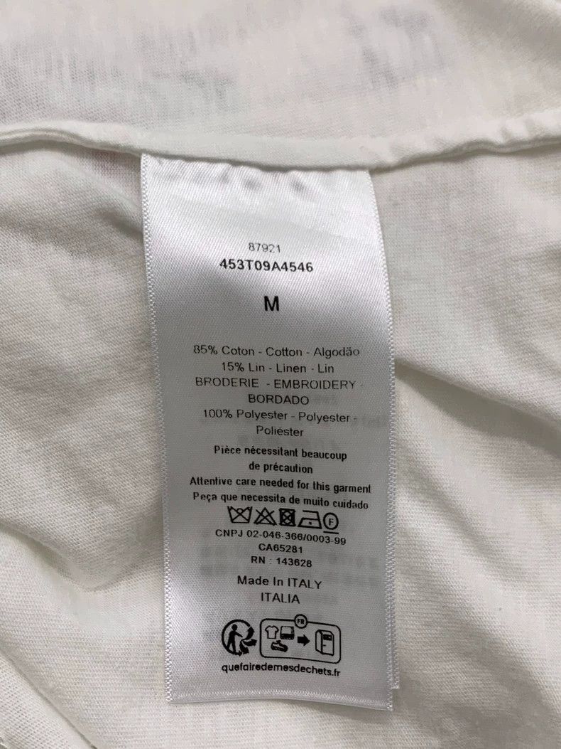 Dior Dior White letter heart print short sleeves Size M / US 6-8 / IT 42-44 - 5 Thumbnail