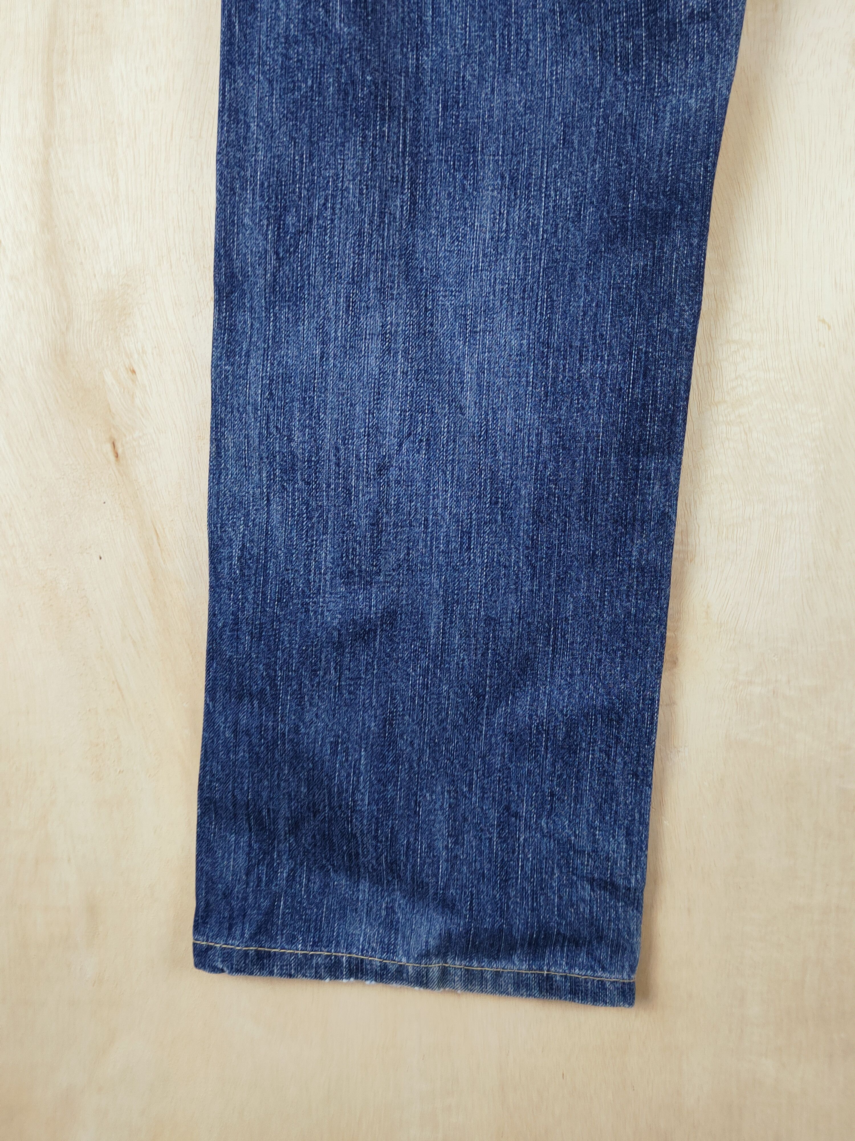 Japanese Brand Uniqlo Blue Distressed Ripped Jeans #S2648 Size US 34 / EU 50 - 10 Thumbnail