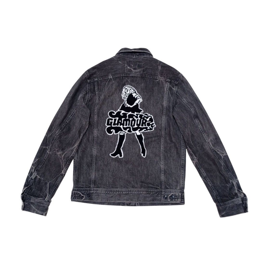 Hysteric Glamour HG trucker punk jacket big logo Size US M / EU 48-50 / 2 - 1 Thumbnail