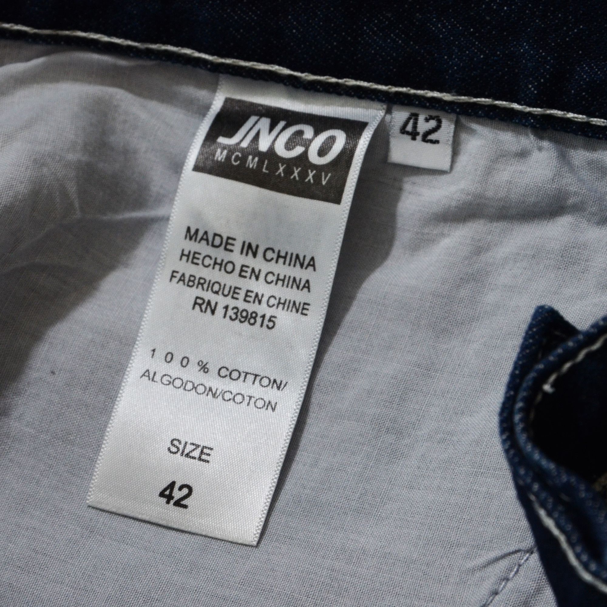 JNCO JNCO Jorts Baggy Streetwear KEVIN SMITH 90s/Y2K Unused Size US 42 / EU 58 - 9 Thumbnail
