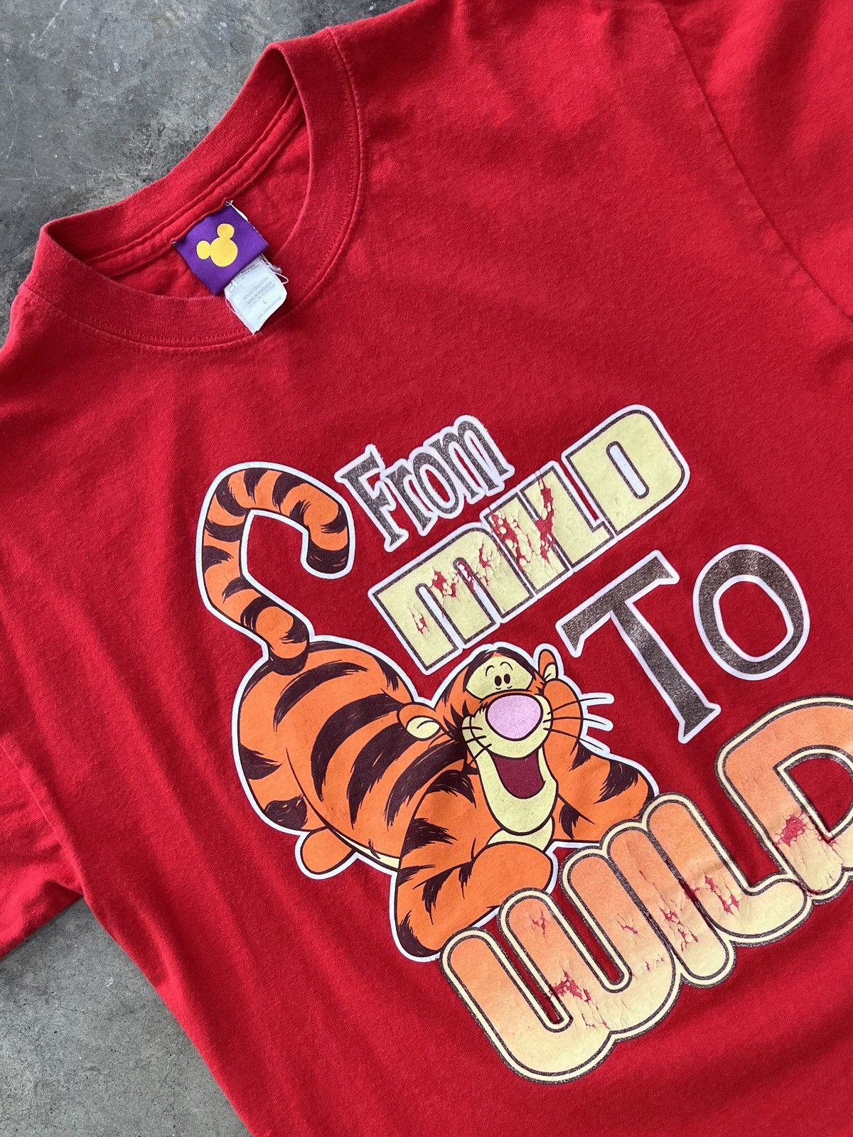 Disney × Vintage Vintage 90s Disney Winnie the Pooh Tiger Mild to Wild Large Size US L / EU 52-54 / 3 - 1 Thumbnail