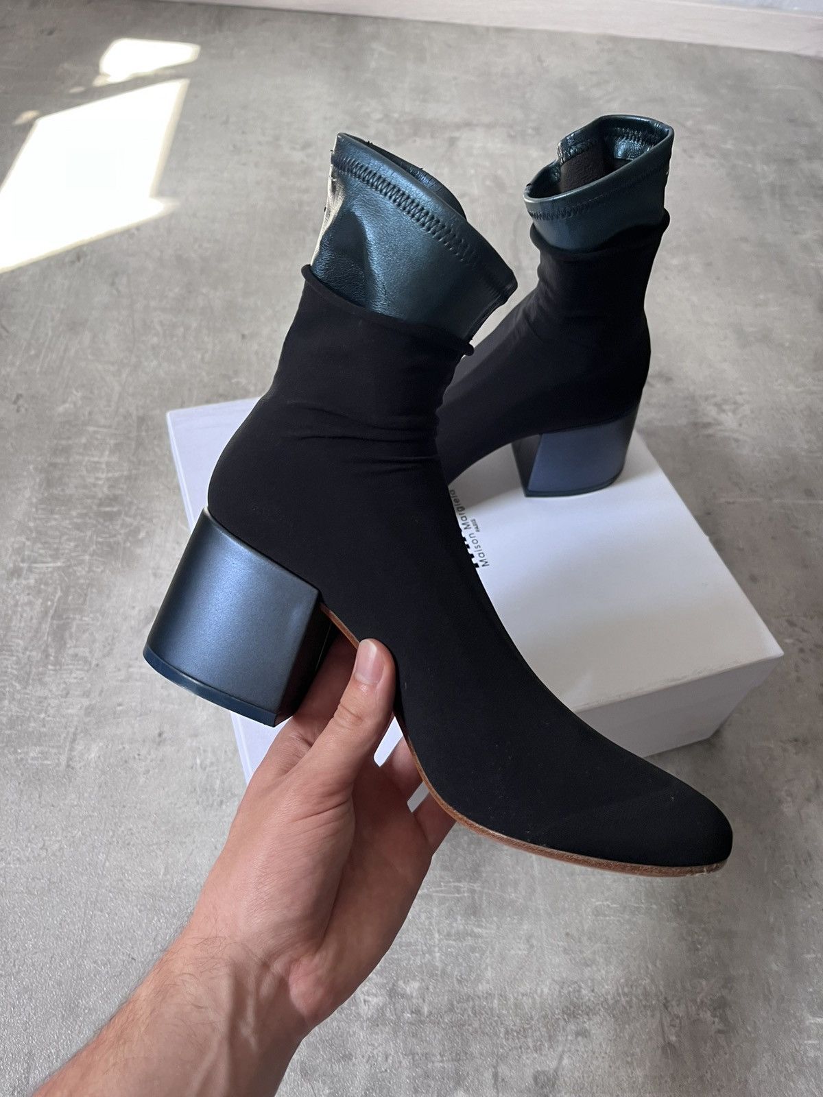 Maison Margiela Maison Margiela MM6 Faux Leather Socks Ankle heels Size US 9 / IT 39 - 2 Thumbnail