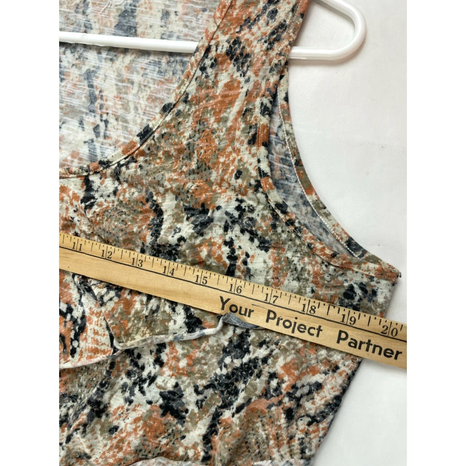 Vintage Willow Bay Tank Top Women's Size 6 Brown Snake Skin Print Sleeveless Scoop Neck - Casual Shirt, Regular, Brown, 6, Snake, 90s? Size M / US 6-8 / IT 42-44 - 4 Thumbnail