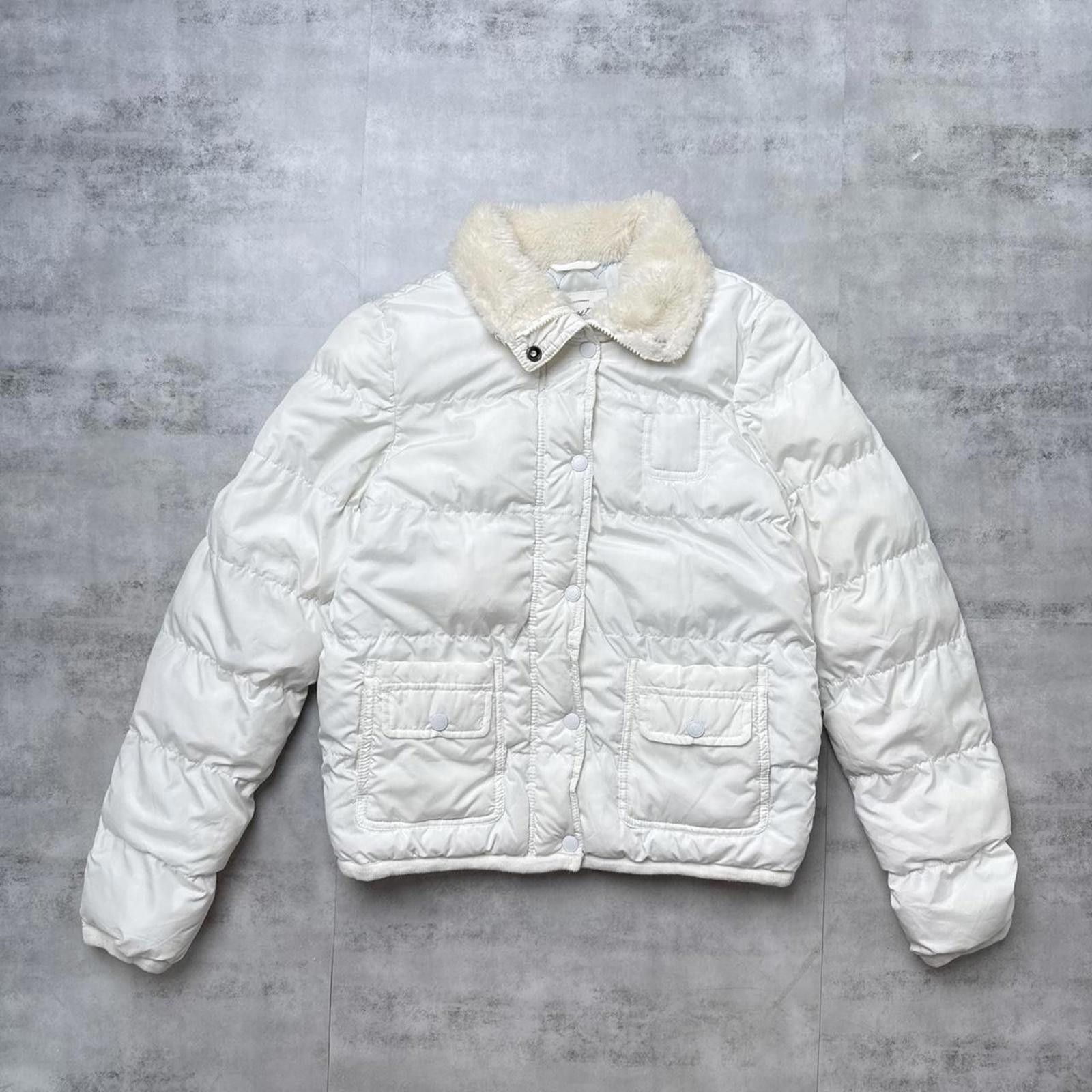 Aeropostale Y2K Aeropostale 00s Puffer White jacket Size S / US 4 / IT 40 - 6 Thumbnail
