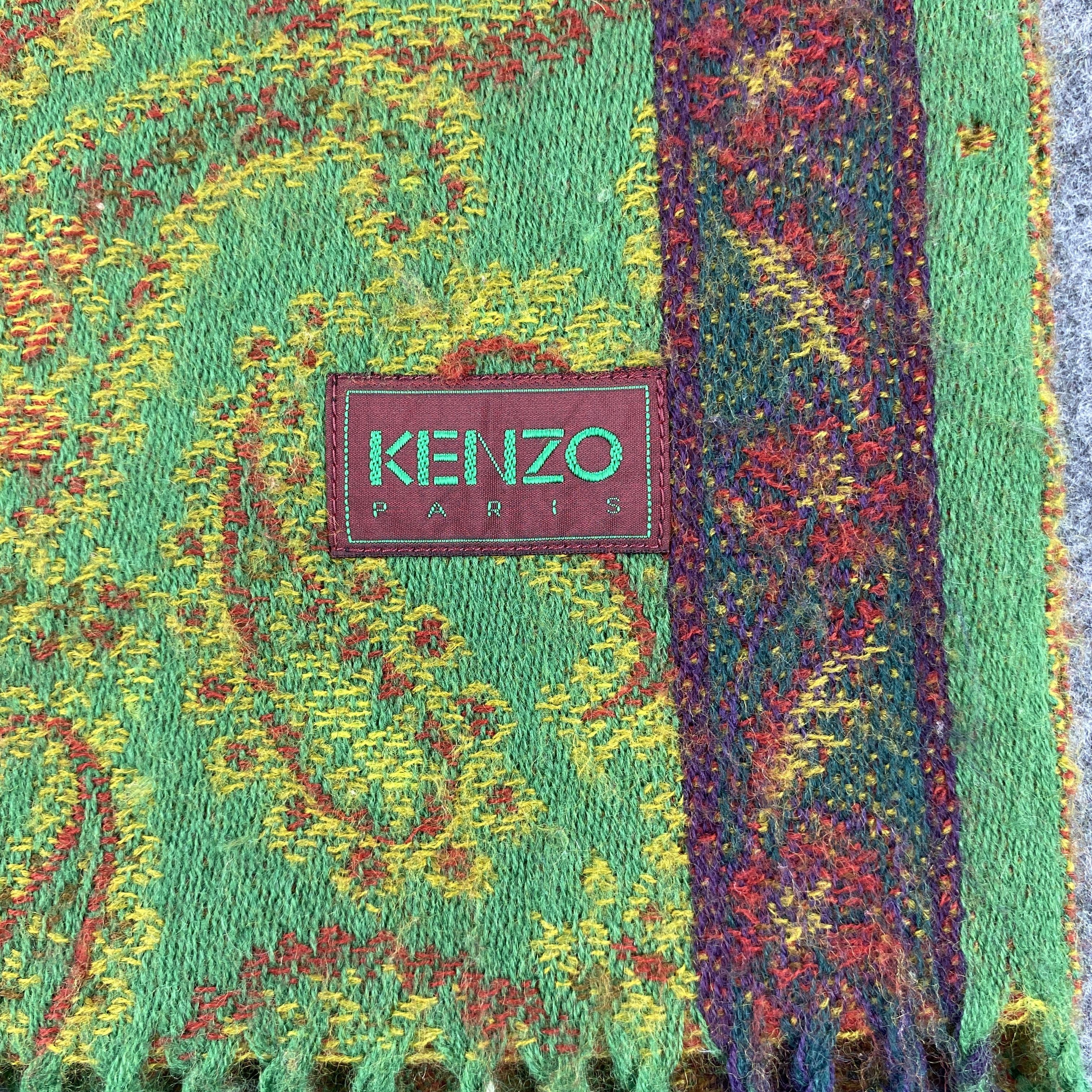 Kenzo × Vintage GF10382 Kenzo Scarf Neck Wear Muffler Size ONE SIZE - 2 Thumbnail
