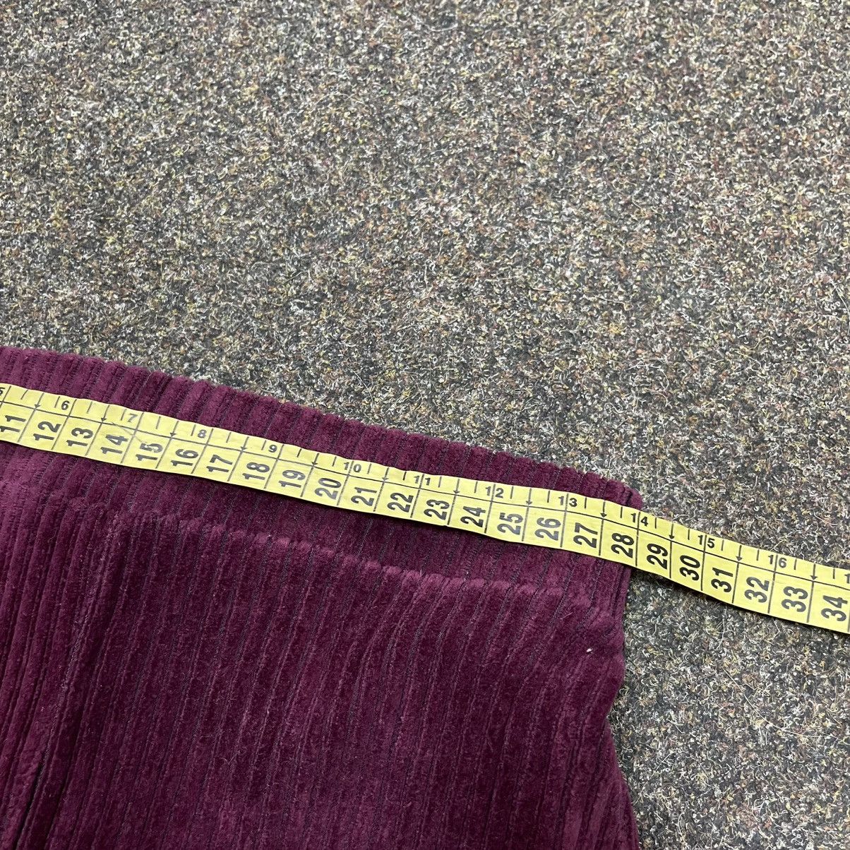 Vintage Vintage Y2K Flared Pants Purple Rave Aesthetic Archive Boxy Size 34" / US 12 / IT 48 - 5 Thumbnail