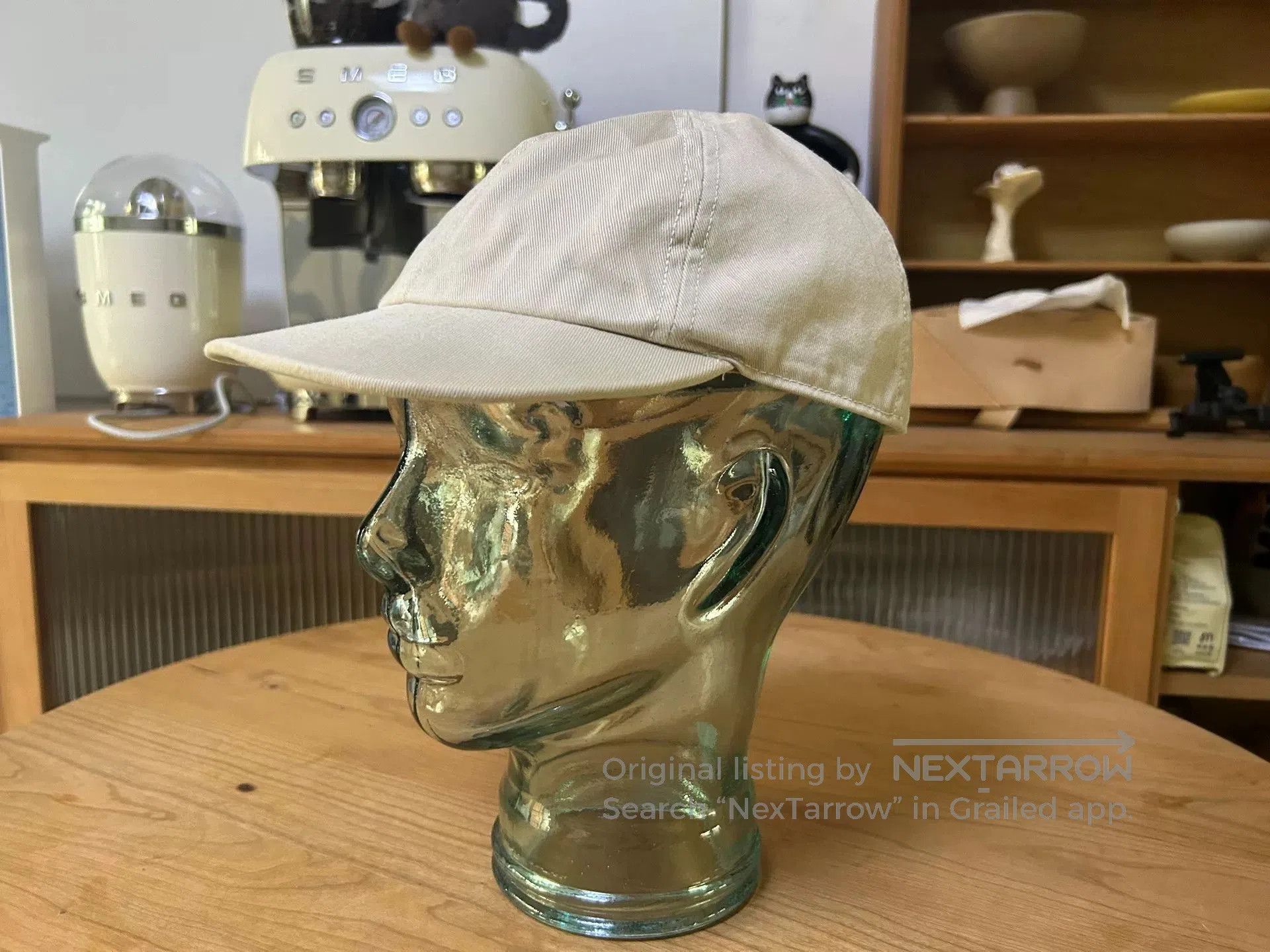 At Last & Co rare beige short-brim cap from at last co. Size ONE SIZE - 2 Thumbnail