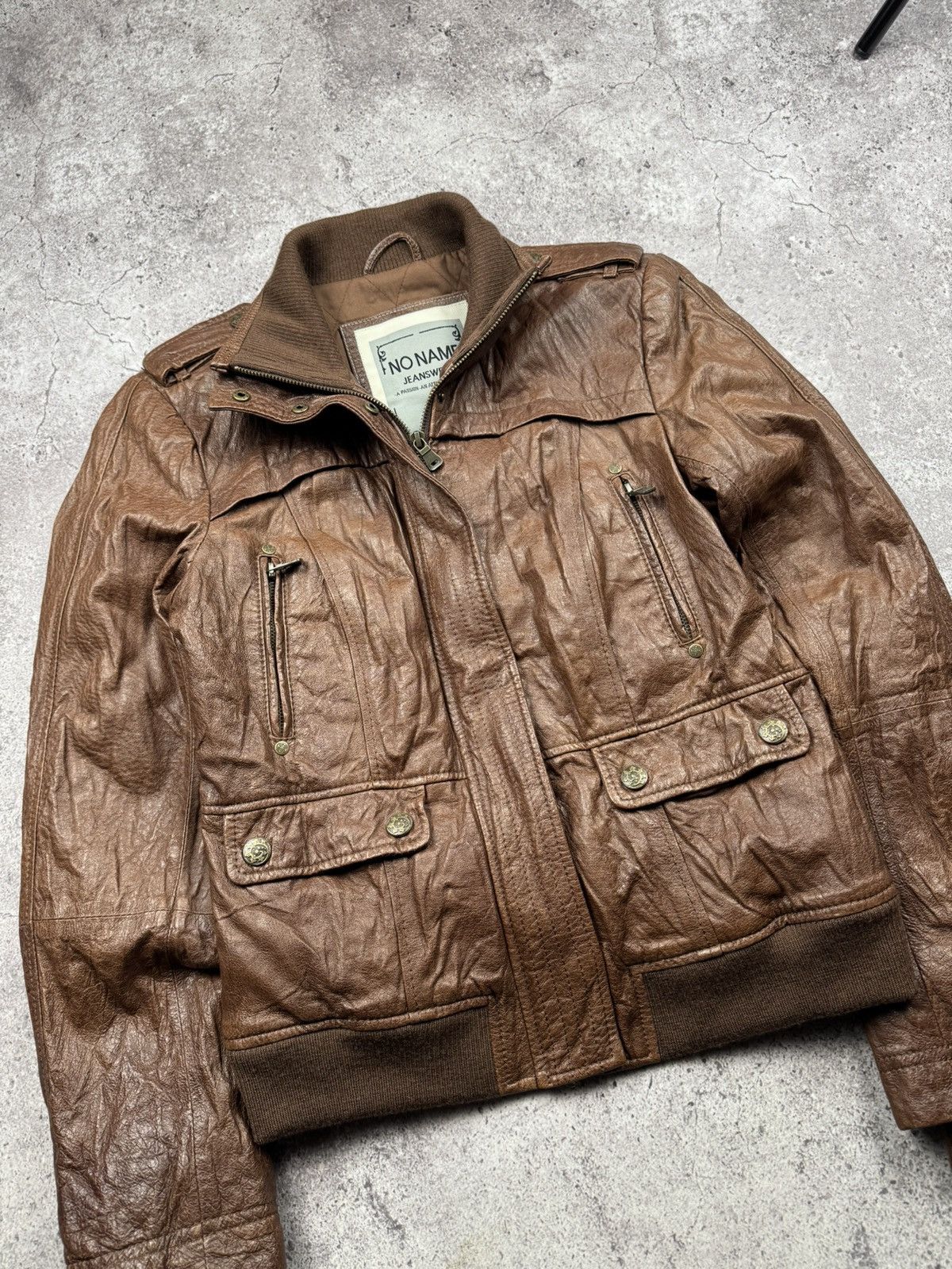 Japanese Brand Avant Garde Carol Christian Poell Style Leather Biker Jacket Size US S / EU 44-46 / 1 - 3 Thumbnail