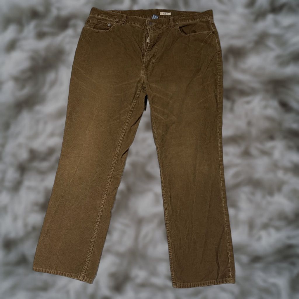 Polo Ralph Lauren Polo Ralph Lauren Pants Men's 38x30 Brown Corduroy 5-Pocket 650 Straight Fit Chino Corduroy Straight Mens Brown Polo Ralph Lauren 5-Pocket Pants 38x30 Size US M / EU 48-50 / 2 - 1 Thumbnail