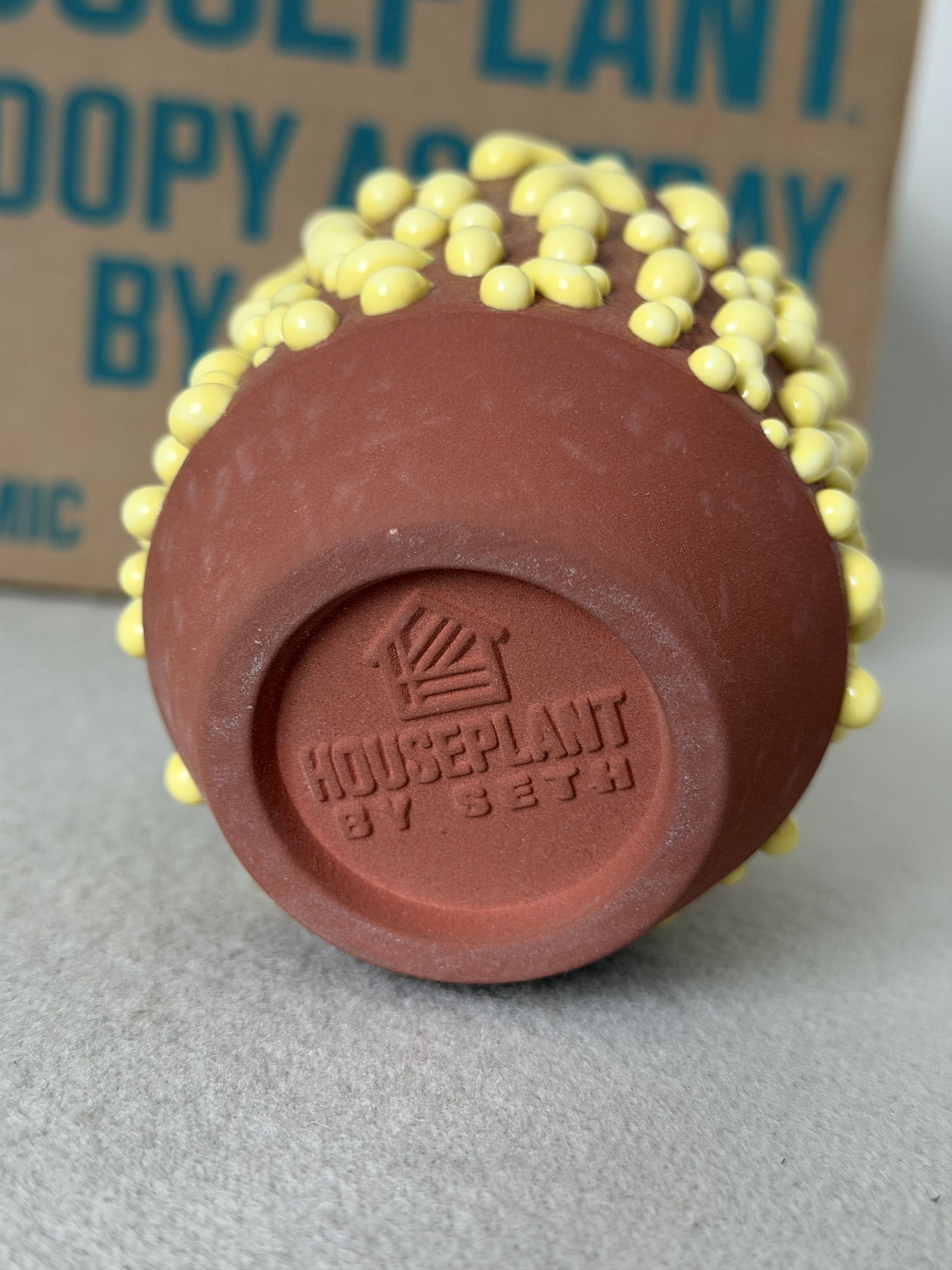 Houseplant Houseplant Gloopy Ashtray in Brown Yellow Size ONE SIZE - 6 Thumbnail