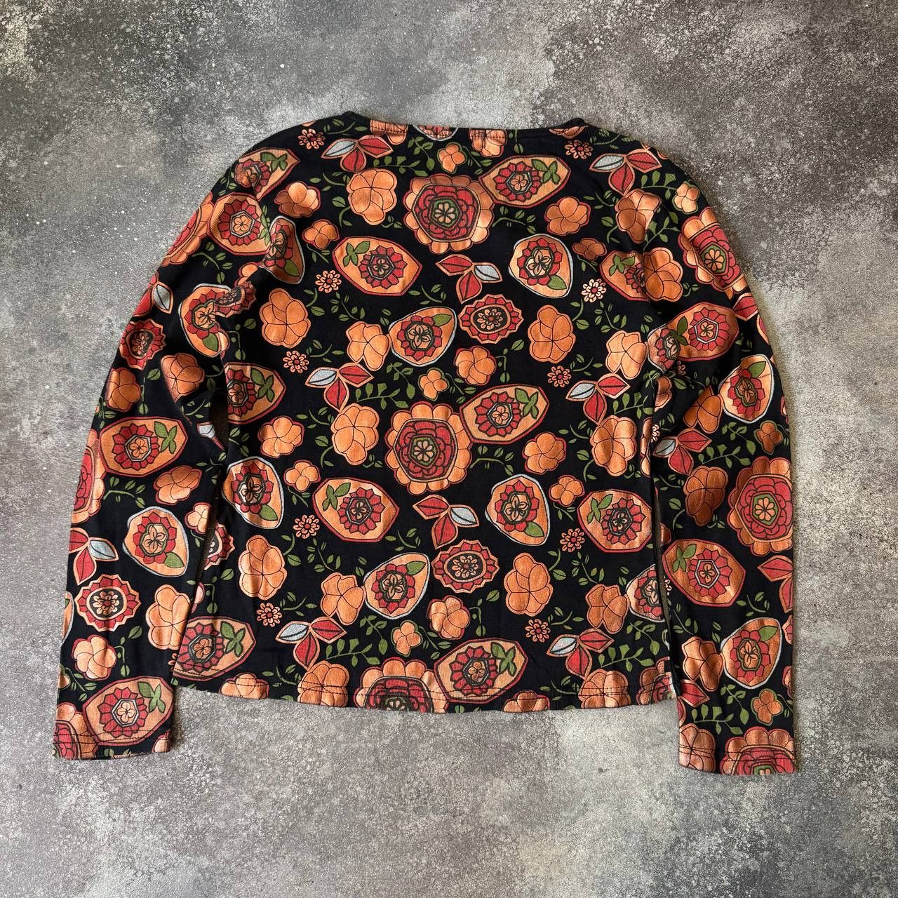 Custo Barcelona Custo Barcelona Archive Lady Printed Vintage Long Sleeve Top Size M / US 6-8 / IT 42-44 - 2 Thumbnail