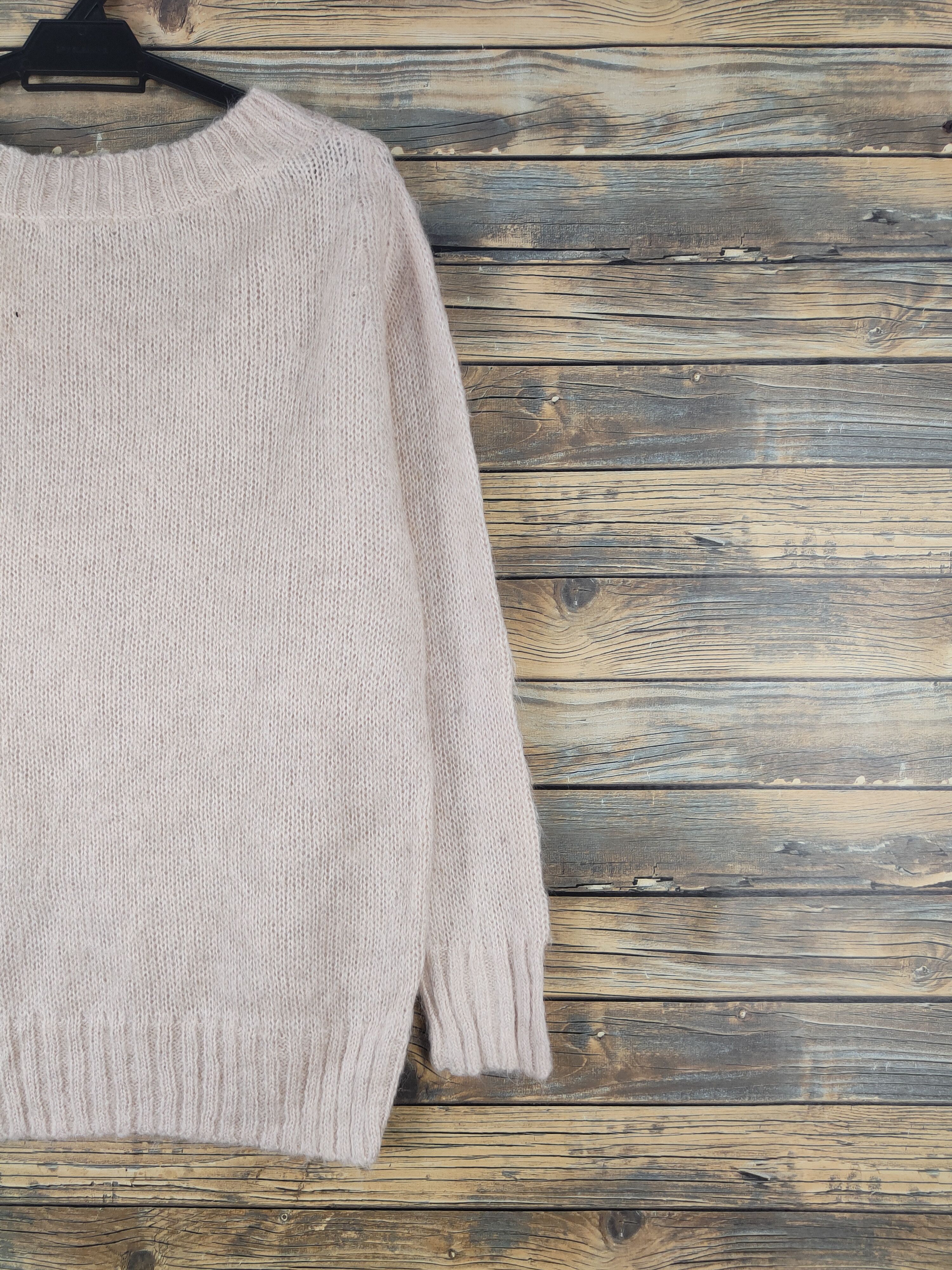 Global Work × Vintage Global Work Light Orange Knitwear Sweatshirts #W1525 Size US L / EU 52-54 / 3 - 9 Thumbnail