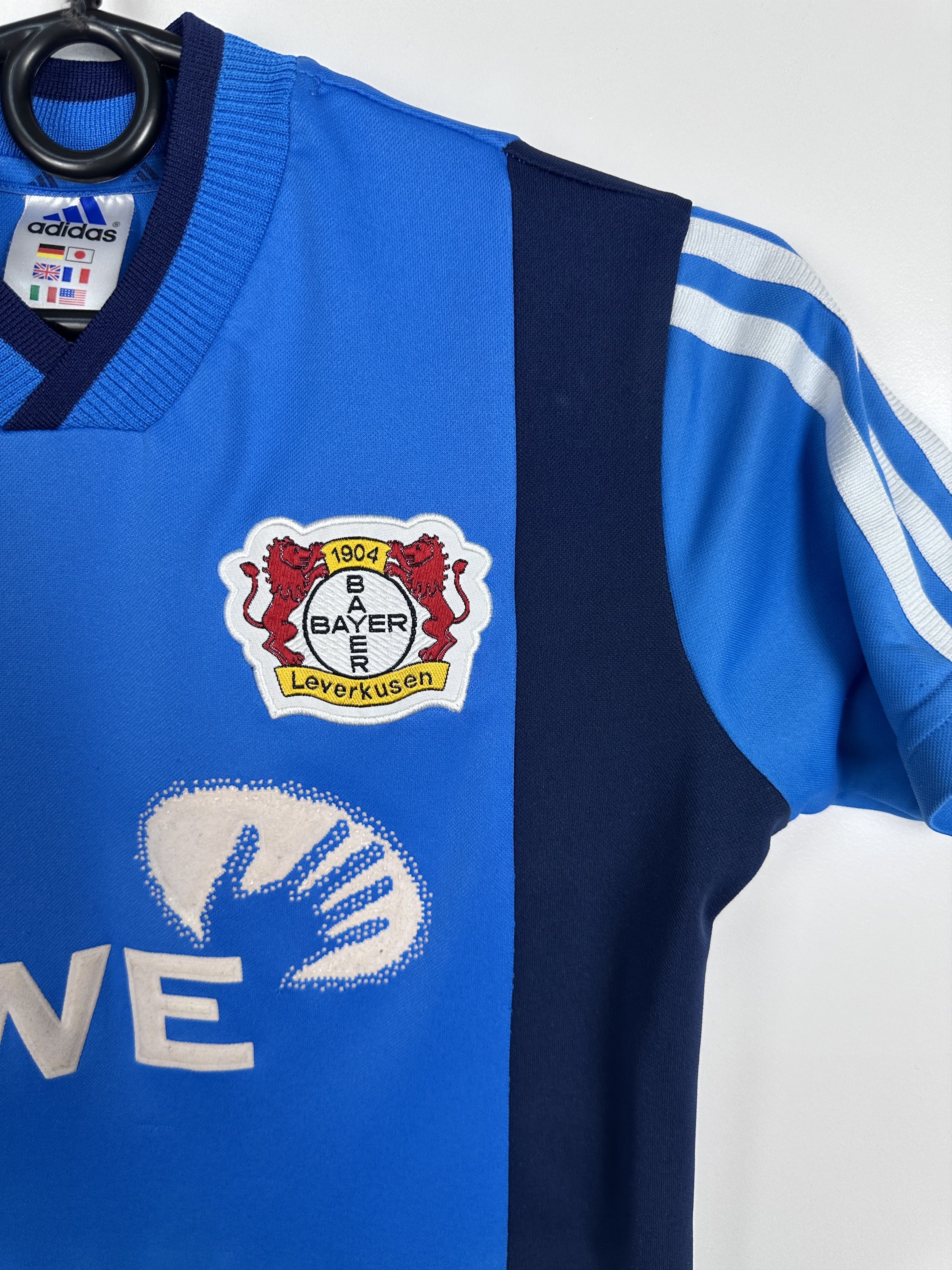 Adidas × Vintage Bayer Leverkusen 2001 Football Shirt Soccer Jersey YOUTH S Size US XXS / EU 40 - 2 Thumbnail