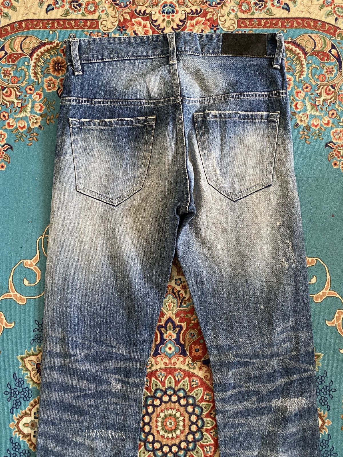 Japanese Brand × Vanquish Japanese Brand Black By Vanquish Distressed Denim Size US 29 - 9 Thumbnail