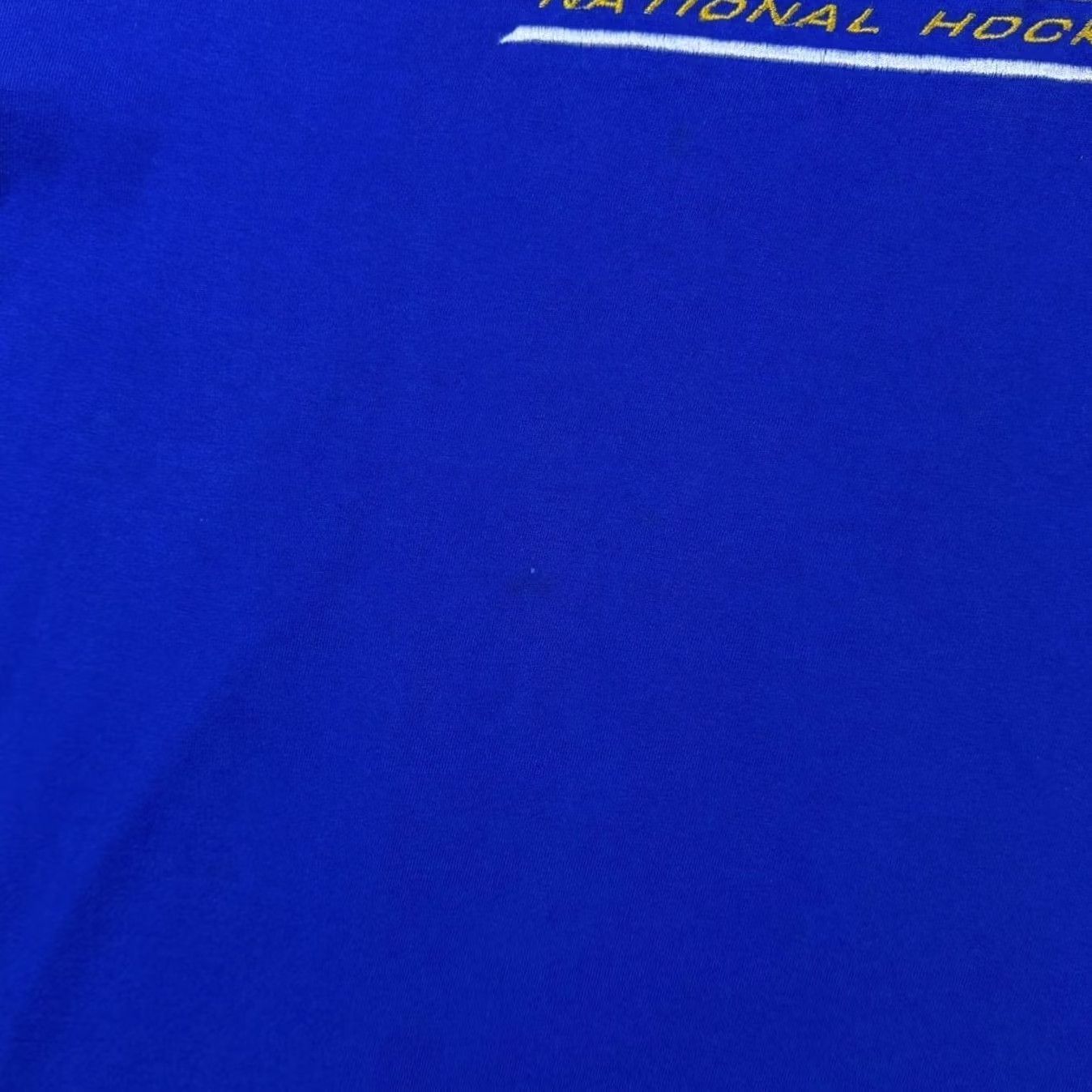 Logo Athletic VINTAGE Logo Athletic NHL St. Louis Blues Ice Hockey T-Shirt XL Blue Cotton Embroidered Single Stitch Mens Size US XL / EU 56 / 4 - 6 Thumbnail