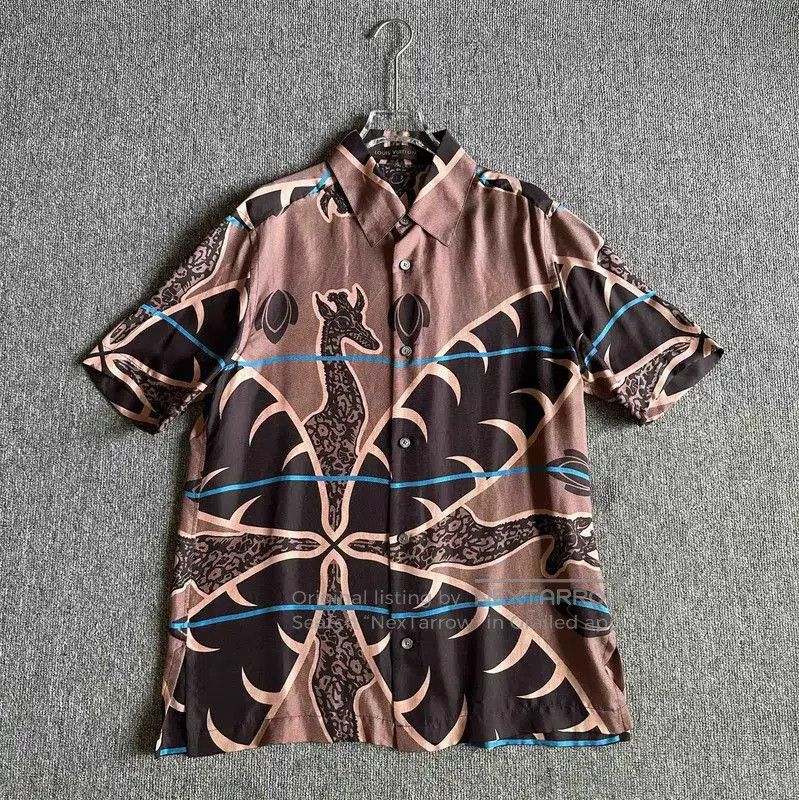 Louis Vuitton Louis Vuitton Short Sleeve Silk Animal Print Shirt . Size US M / EU 48-50 / 2 - 1 Thumbnail