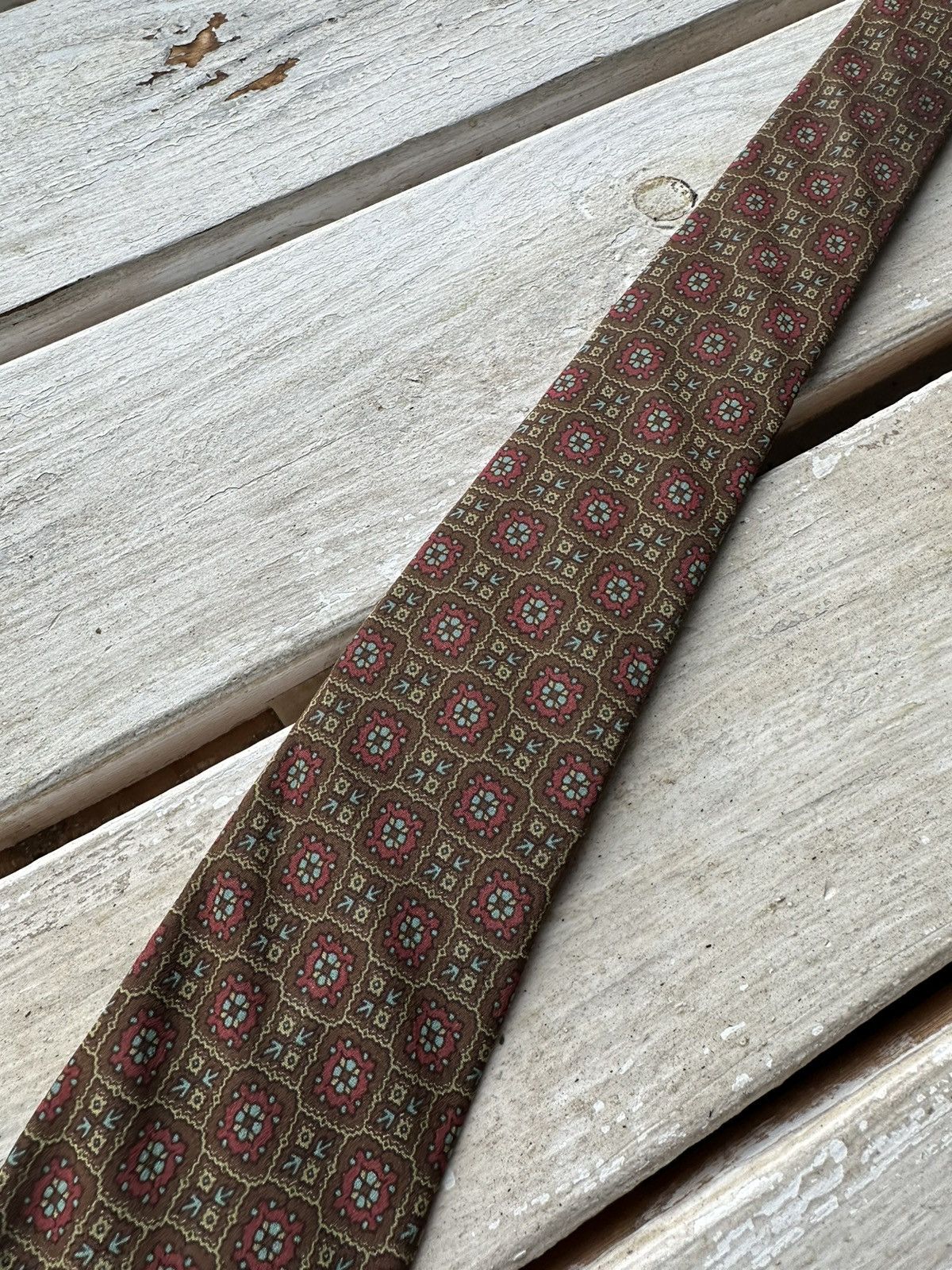 Designer × Yves Saint Laurent GRAIL🚨 Yves Saint Laurent YSL tie 80s vintage old money Size ONE SIZE - 10 Thumbnail