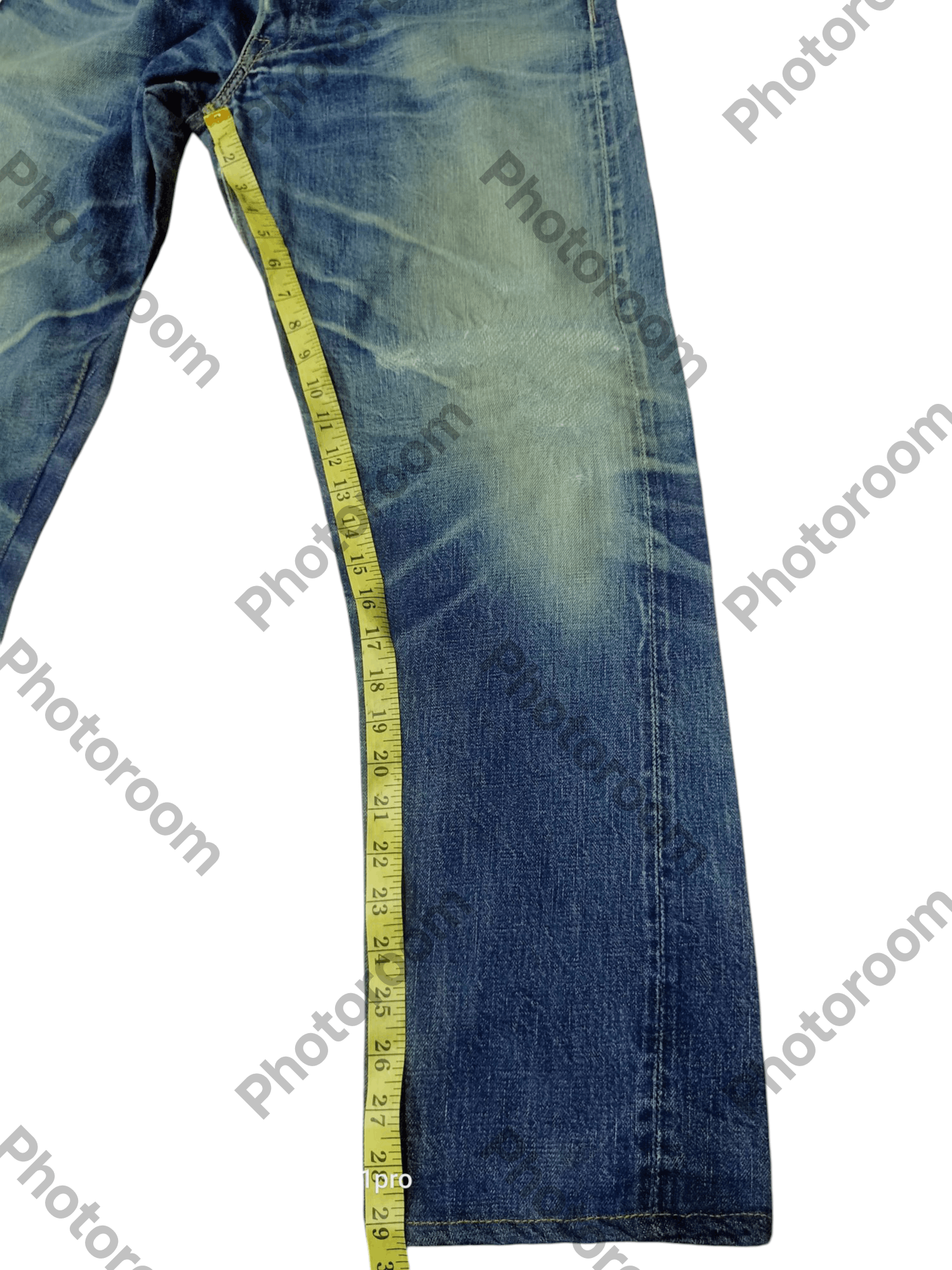 Japanese Brand × Warehouse Wherehouse Vintage Denim Distressdenim Selvedge Size US 33 - 11 Thumbnail