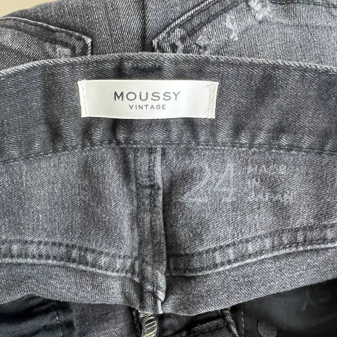 MOUSSY Moussy Vintage Cropped Black Skinny Jeans Size 24 Size 24" / US 00 / IT 34 - 8 Thumbnail